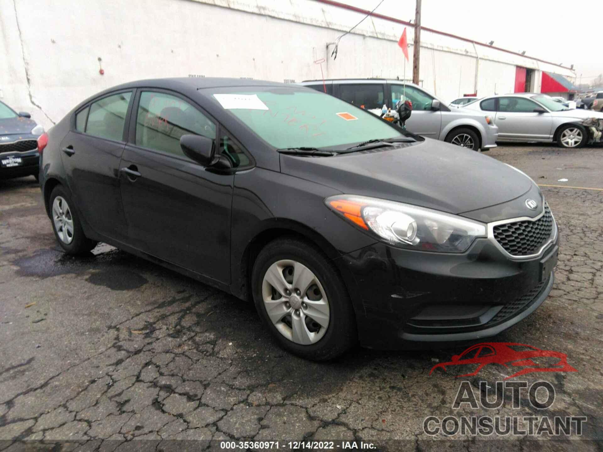 KIA FORTE 2016 - KNAFK4A6XG5545146