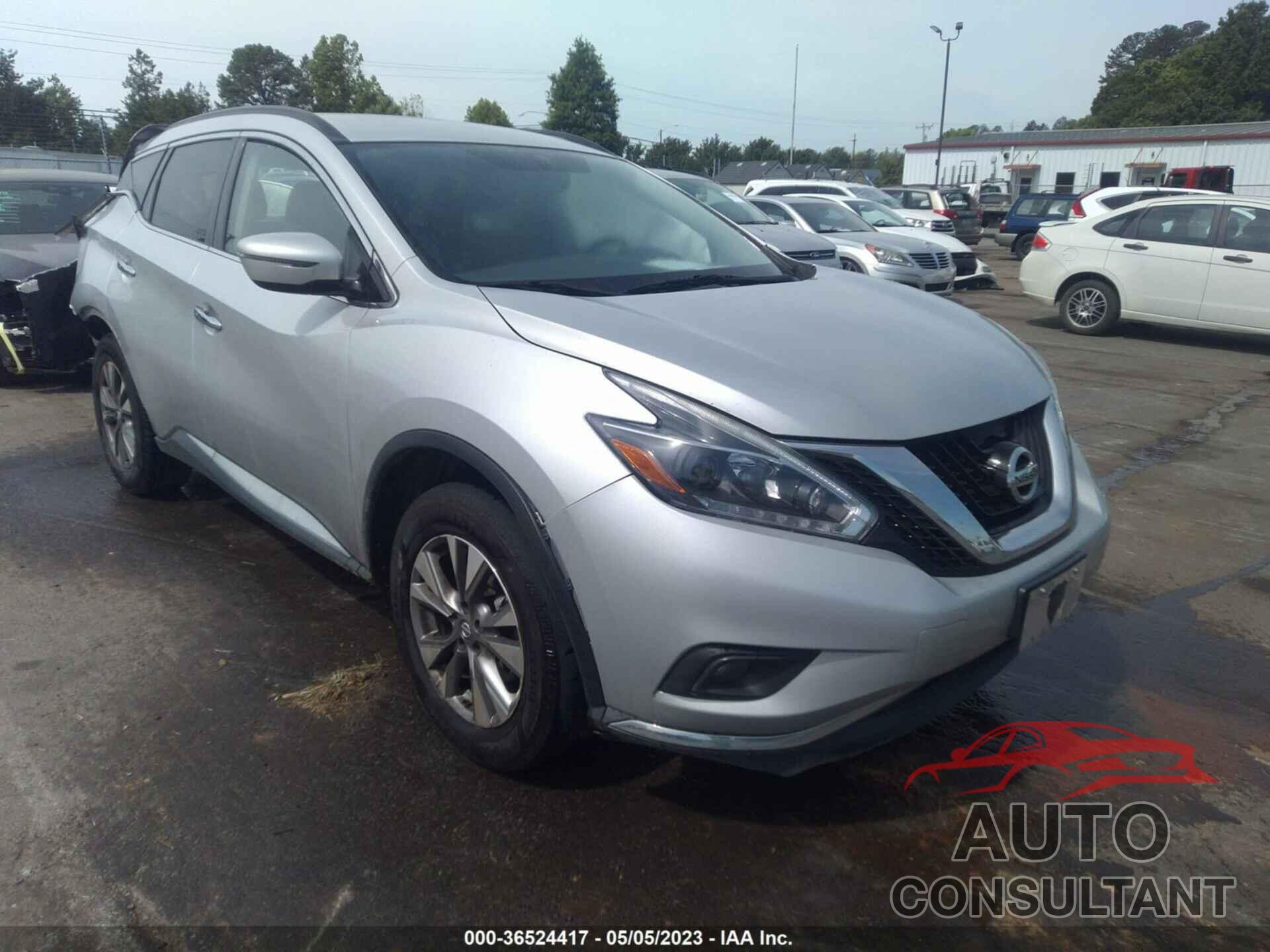 NISSAN MURANO 2018 - 5N1AZ2MG9JN156387