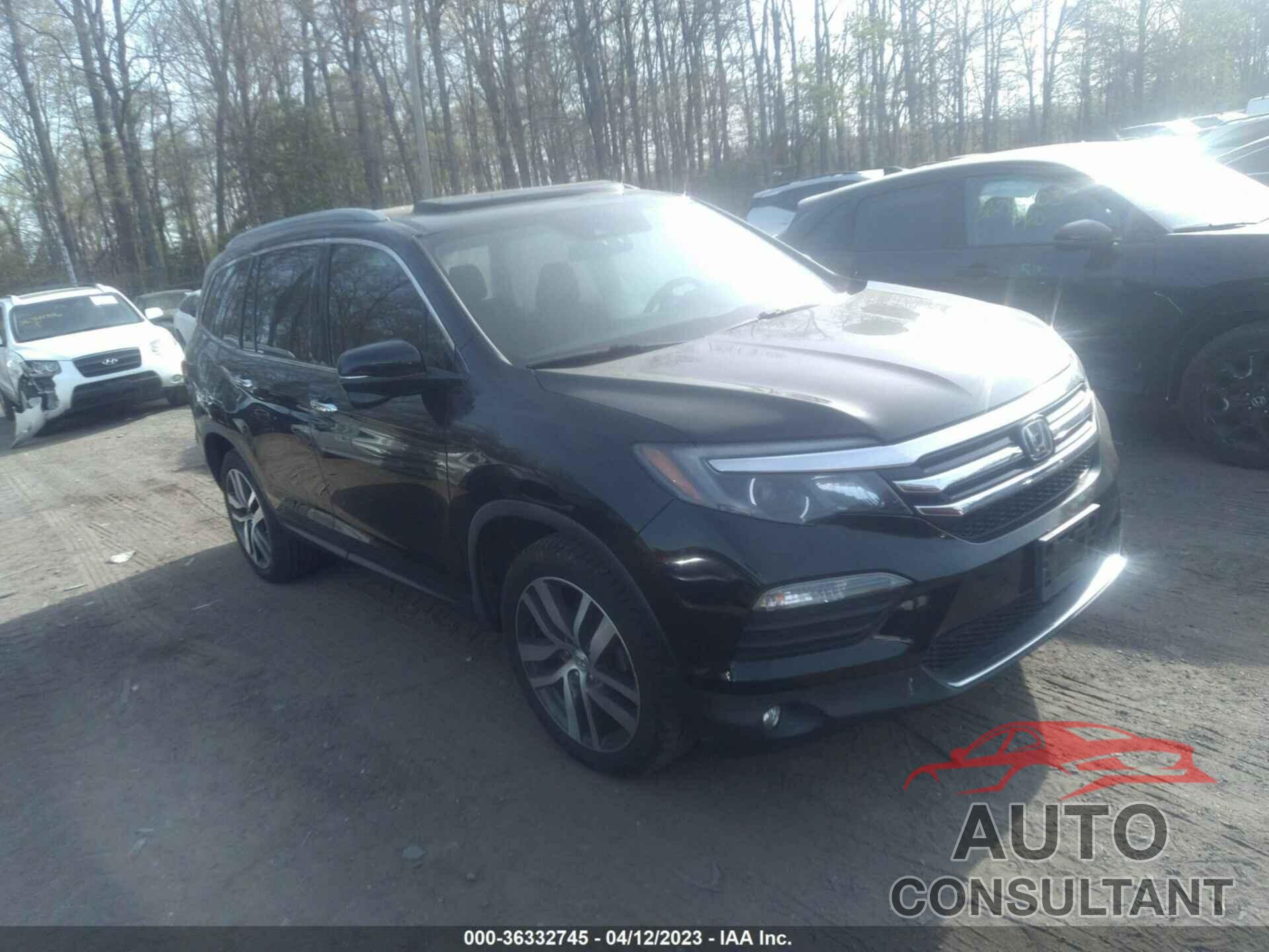 HONDA PILOT 2017 - 5FNYF6H9XHB088348