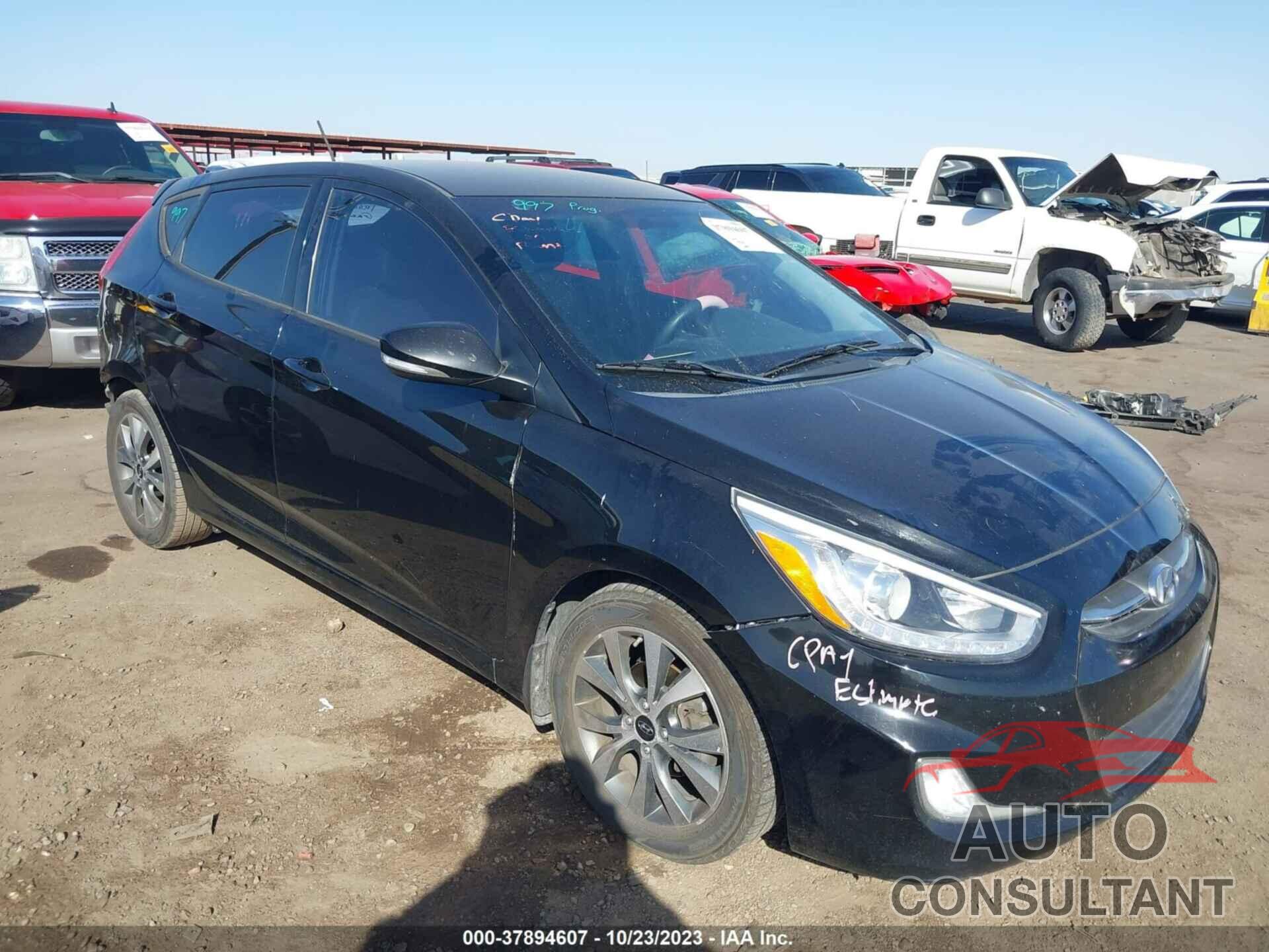 HYUNDAI ACCENT 2016 - KMHCU5AE0GU239314