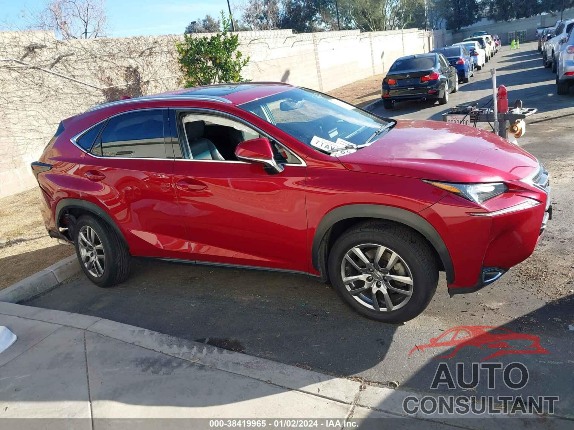 LEXUS NX 200T 2016 - JTJYARBZ6G2037212