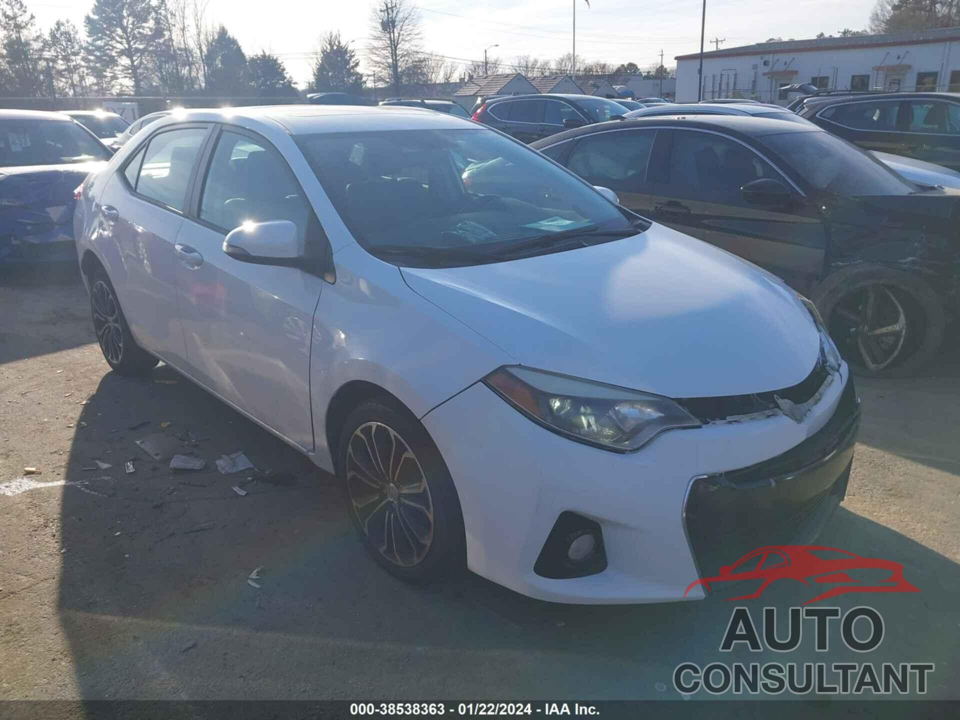 TOYOTA COROLLA 2016 - 2T1BURHE6GC597138