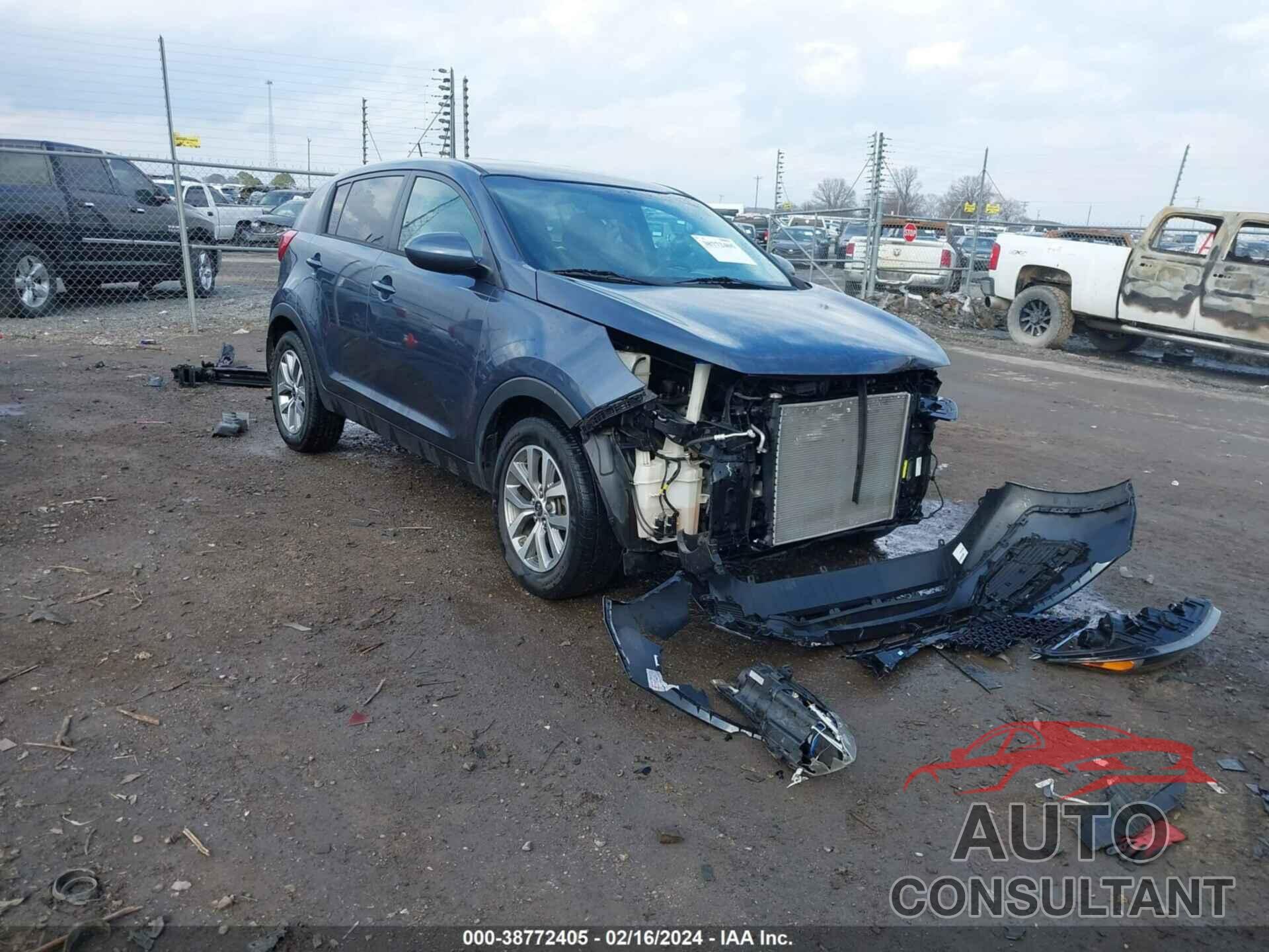 KIA SPORTAGE 2016 - KNDPB3AC4G7810171