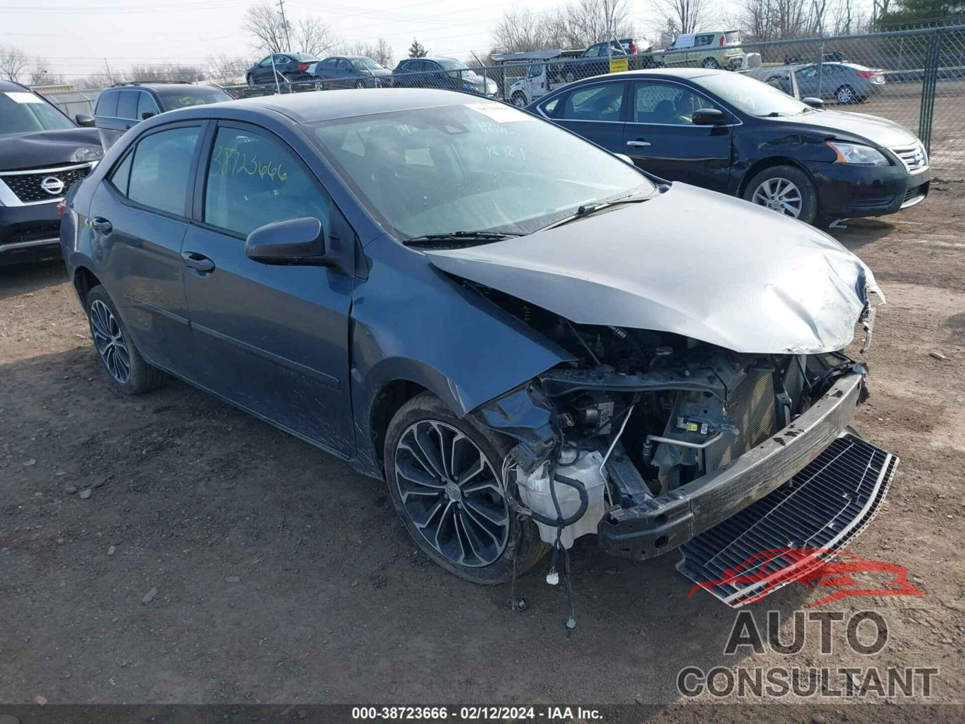 TOYOTA COROLLA 2017 - 2T1BURHE3HC855746