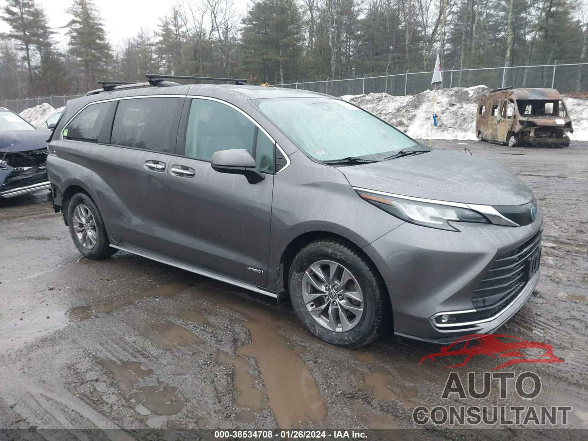 TOYOTA SIENNA 2021 - 5TDJSKFC3MS012349