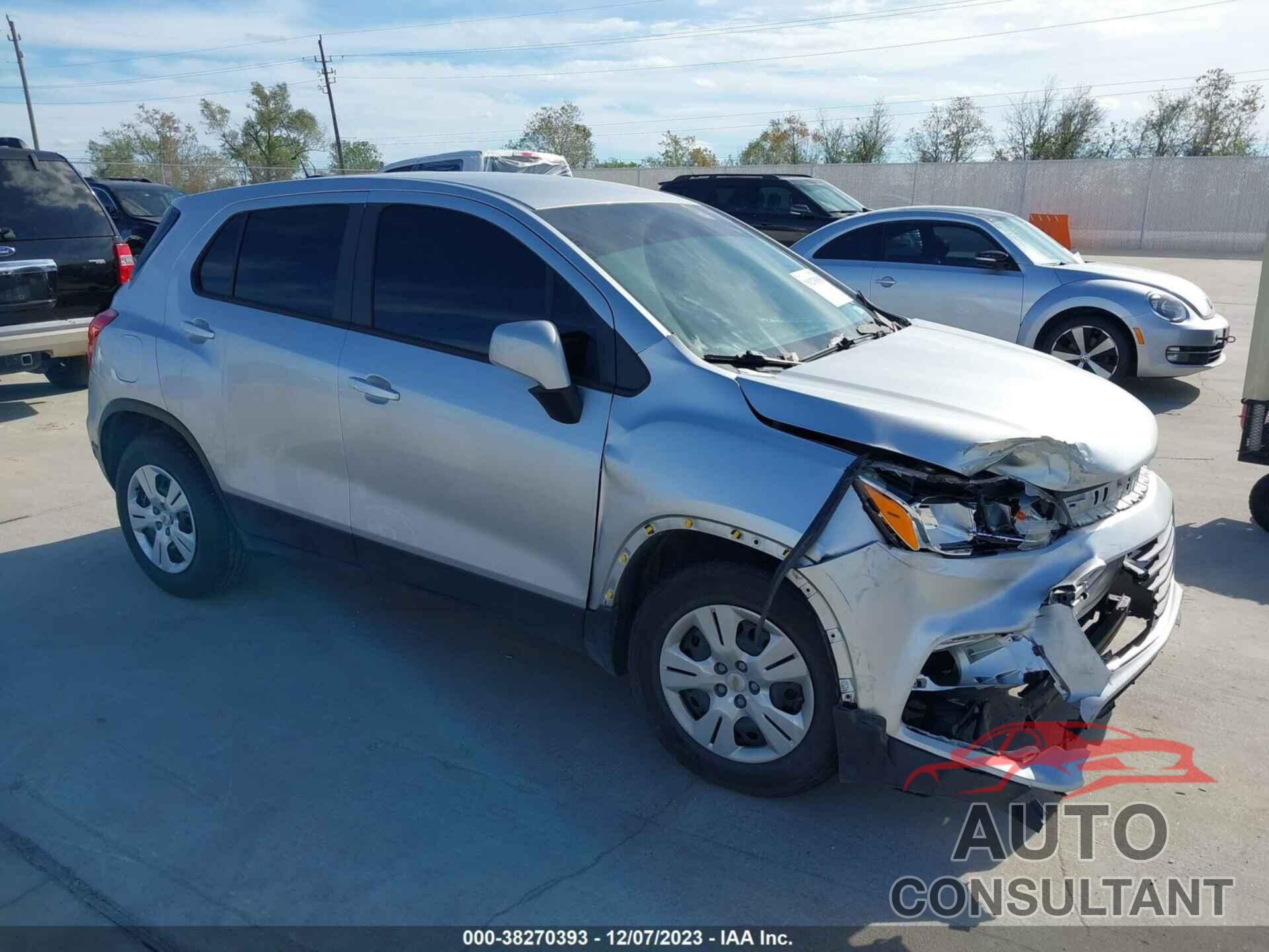 CHEVROLET TRAX 2017 - KL7CJKSB9HB227155