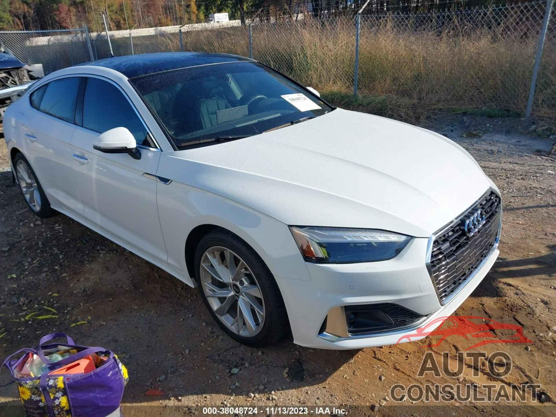 AUDI A5 SPORTBACK 2022 - WAUCBCF5XNA037308