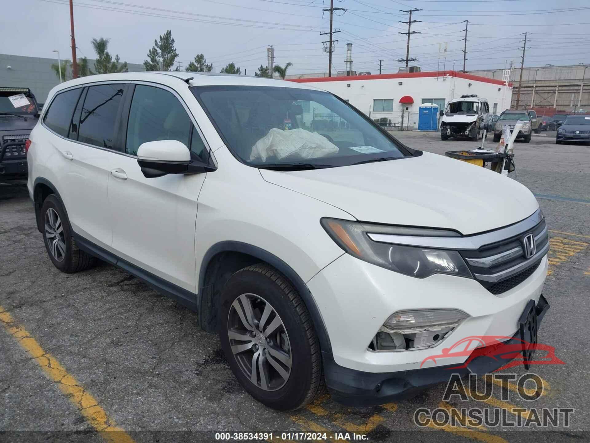 HONDA PILOT 2016 - 5FNYF5H54GB027034