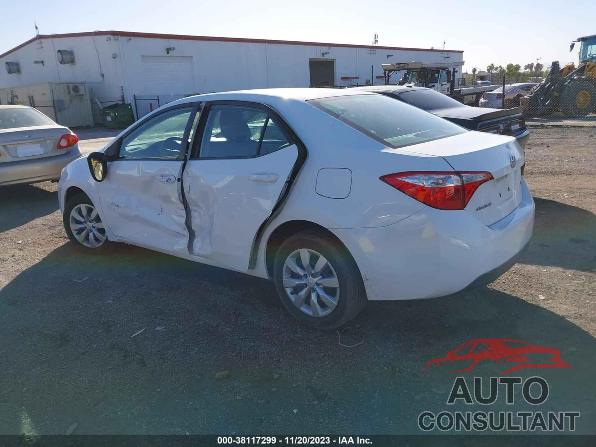 TOYOTA COROLLA 2016 - 5YFBURHE2GP531685