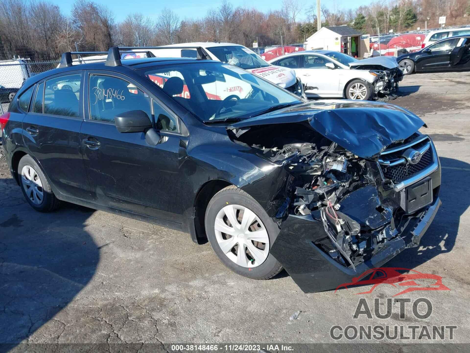 SUBARU IMPREZA 2016 - JF1GPAA64GH296077