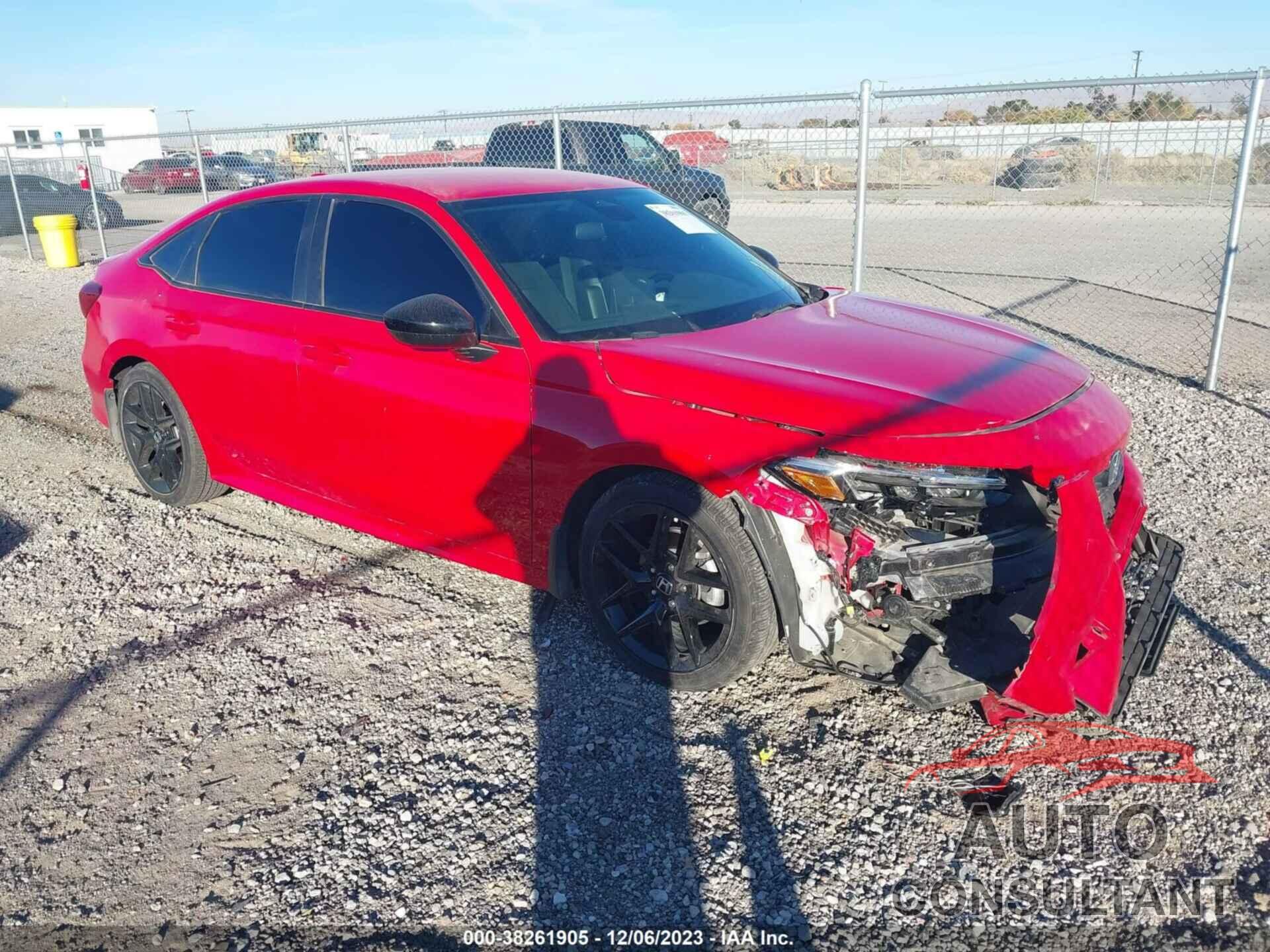 HONDA CIVIC HATCHBACK 2022 - 19XFL2H80NE012896