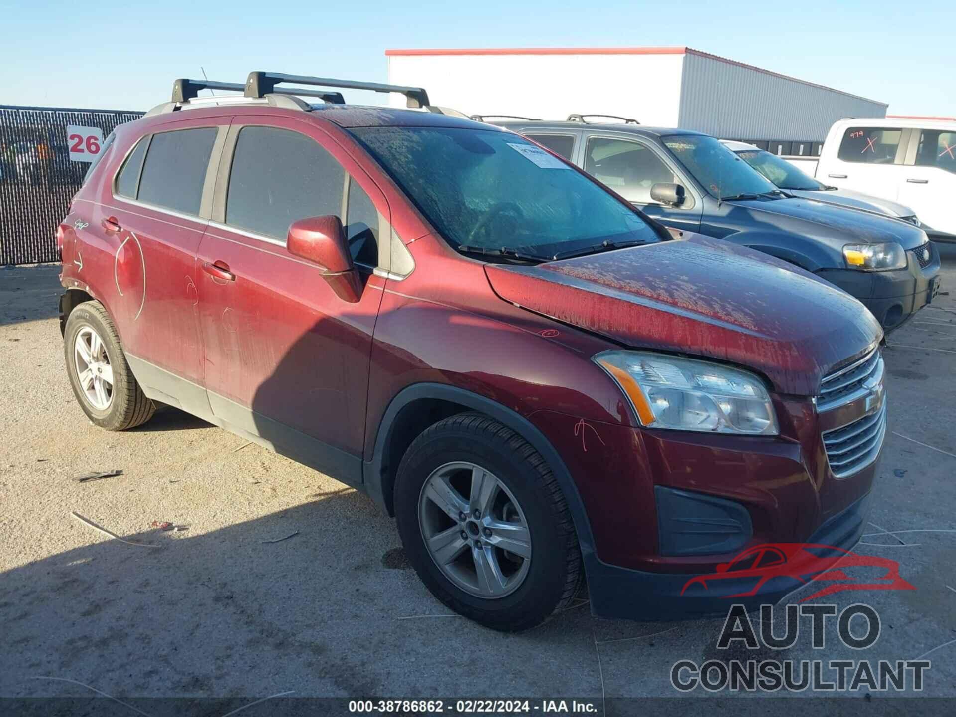 CHEVROLET TRAX 2016 - 3GNCJLSB3GL269897