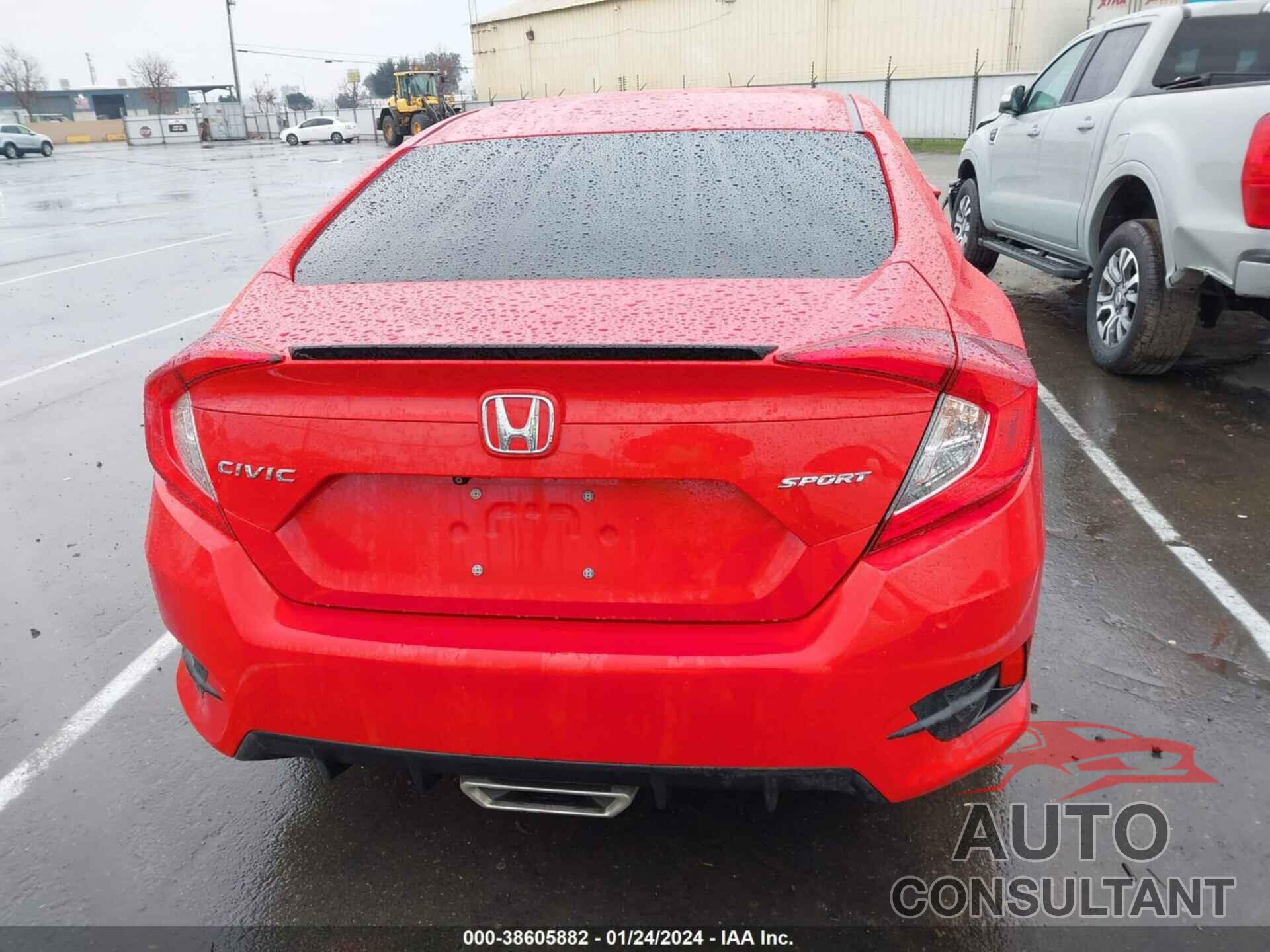 HONDA CIVIC 2019 - 2HGFC2F82KH604207