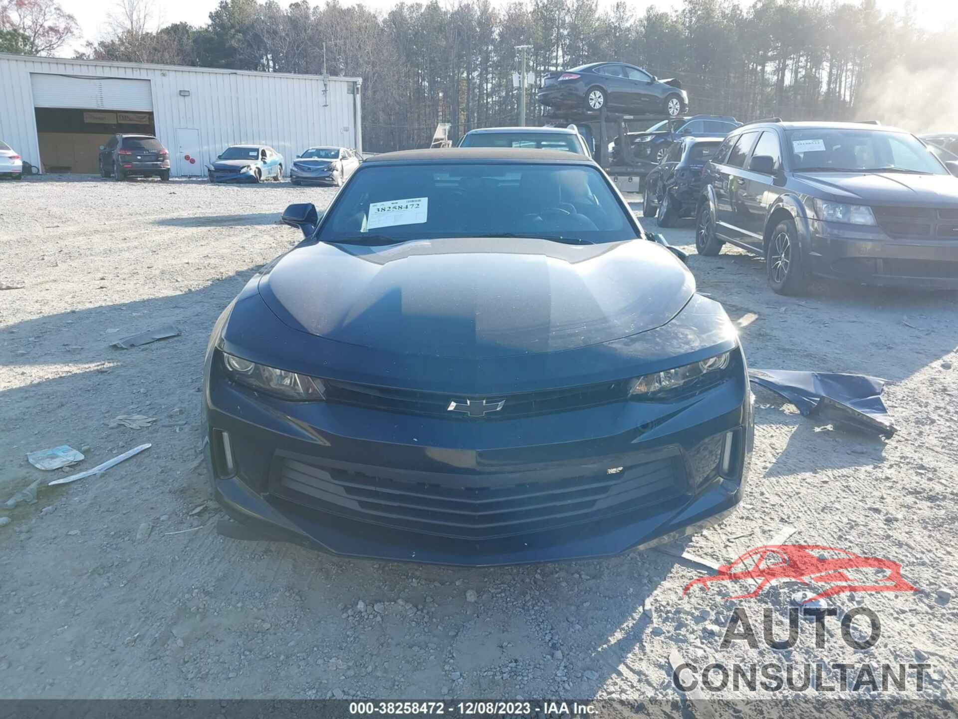 CHEVROLET CAMARO 2017 - 1G1FB3DX8H0129671