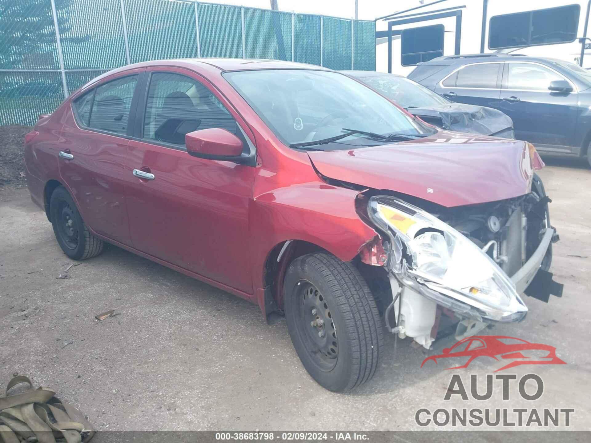 NISSAN VERSA 2018 - 3N1CN7APXJL860532