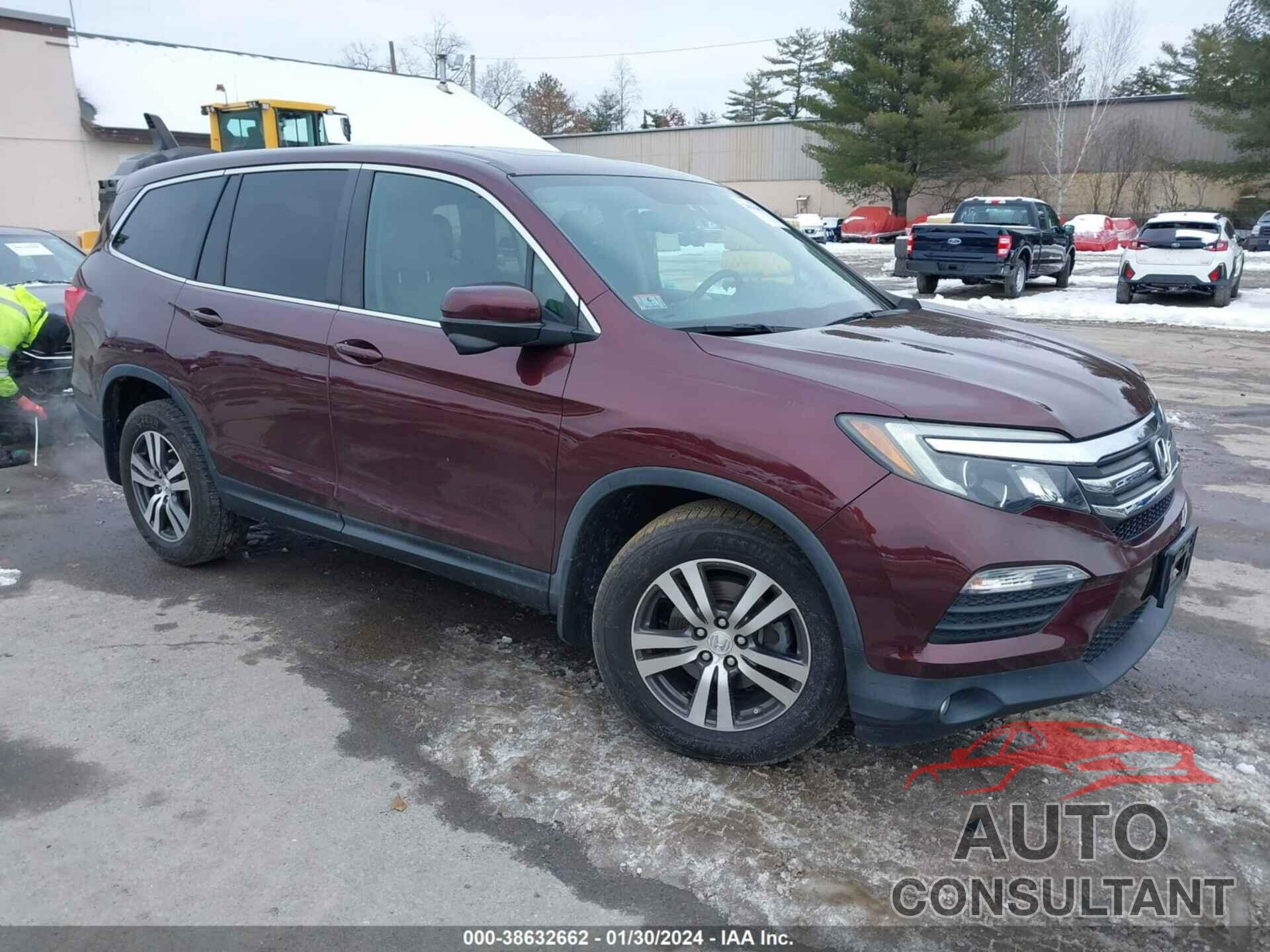 HONDA PILOT 2016 - 5FNYF6H52GB082653