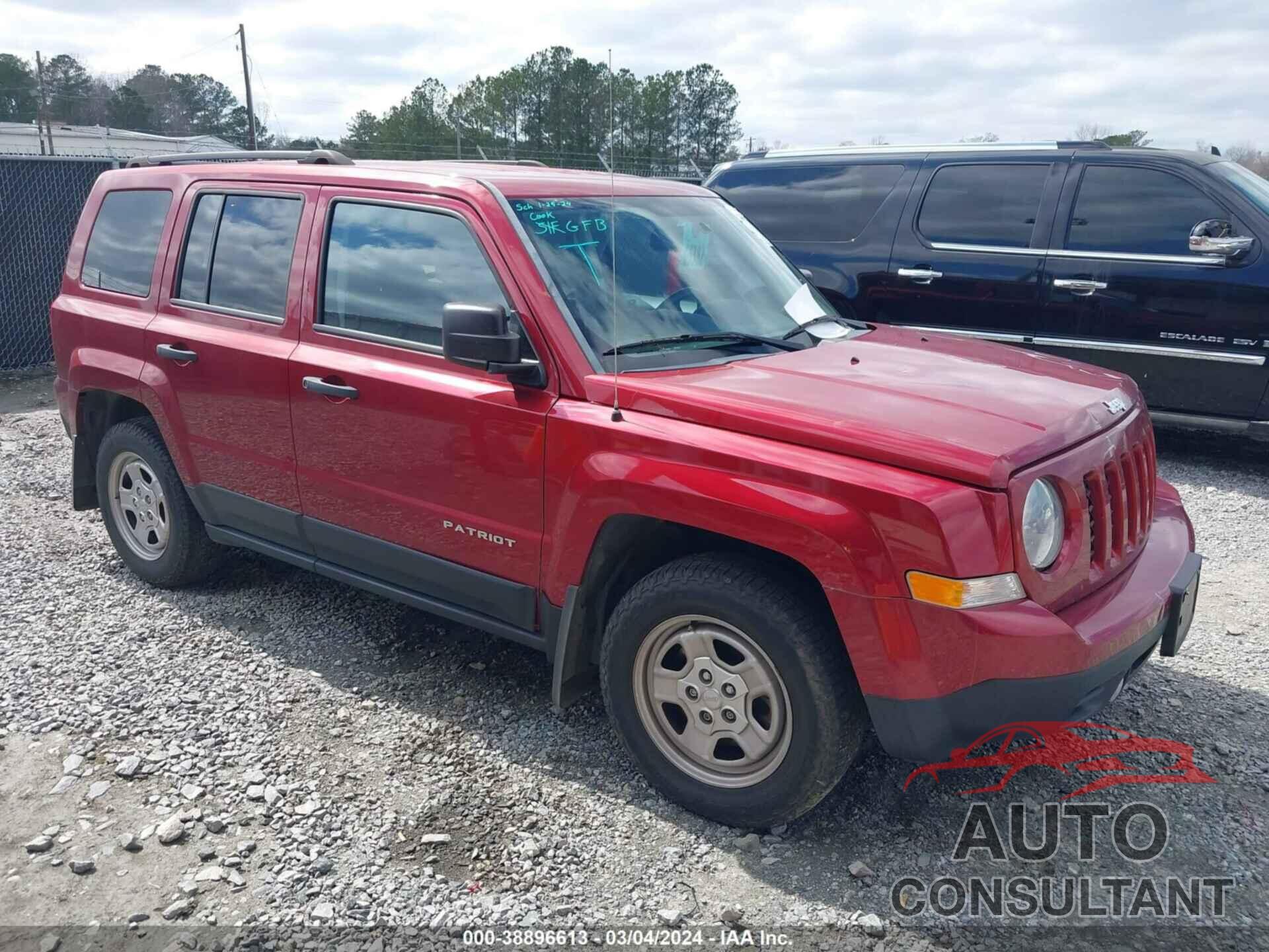 JEEP PATRIOT 2016 - 1C4NJPBB4GD548225