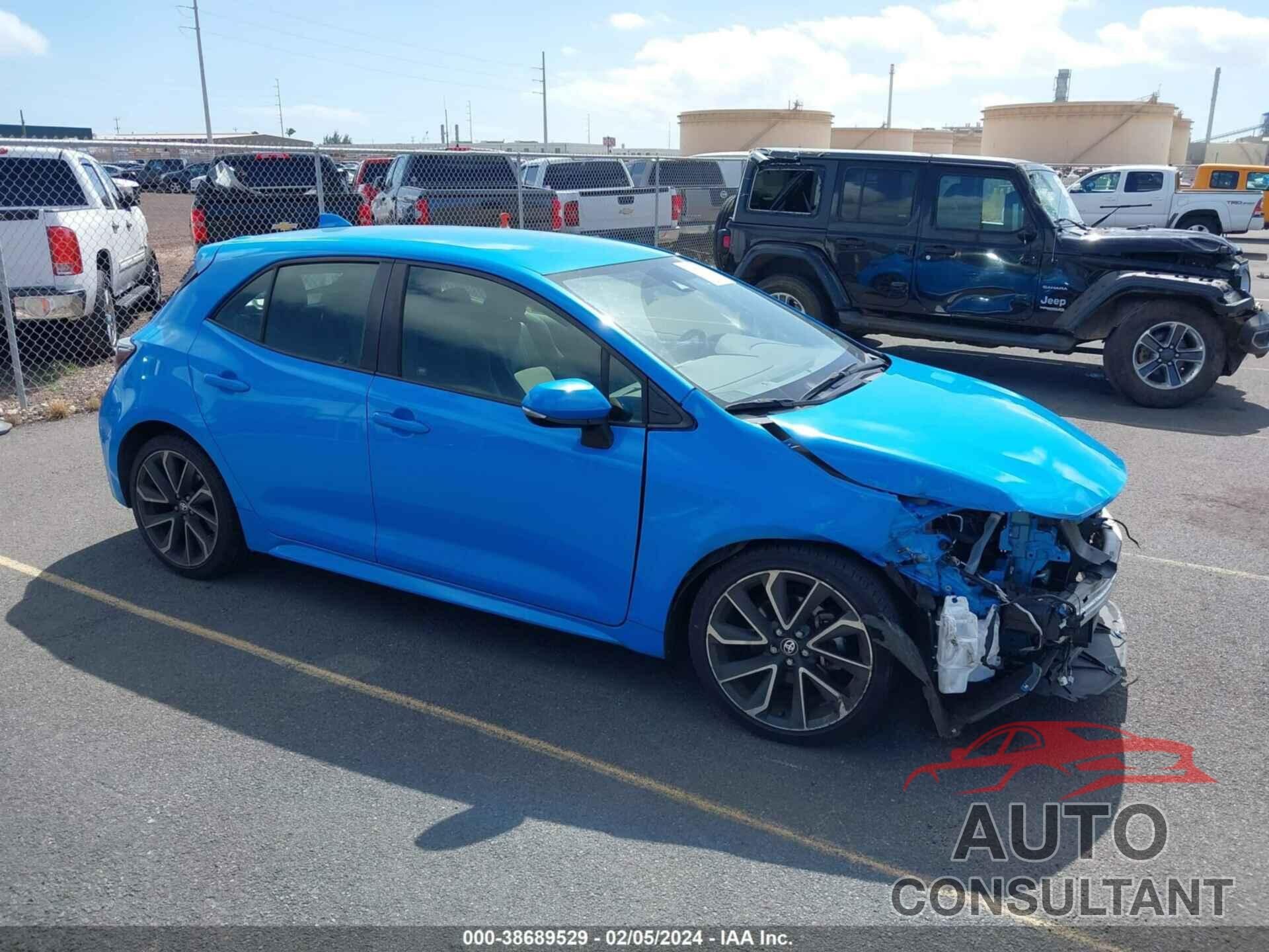 TOYOTA COROLLA 2019 - JTNK4RBE4K3070673