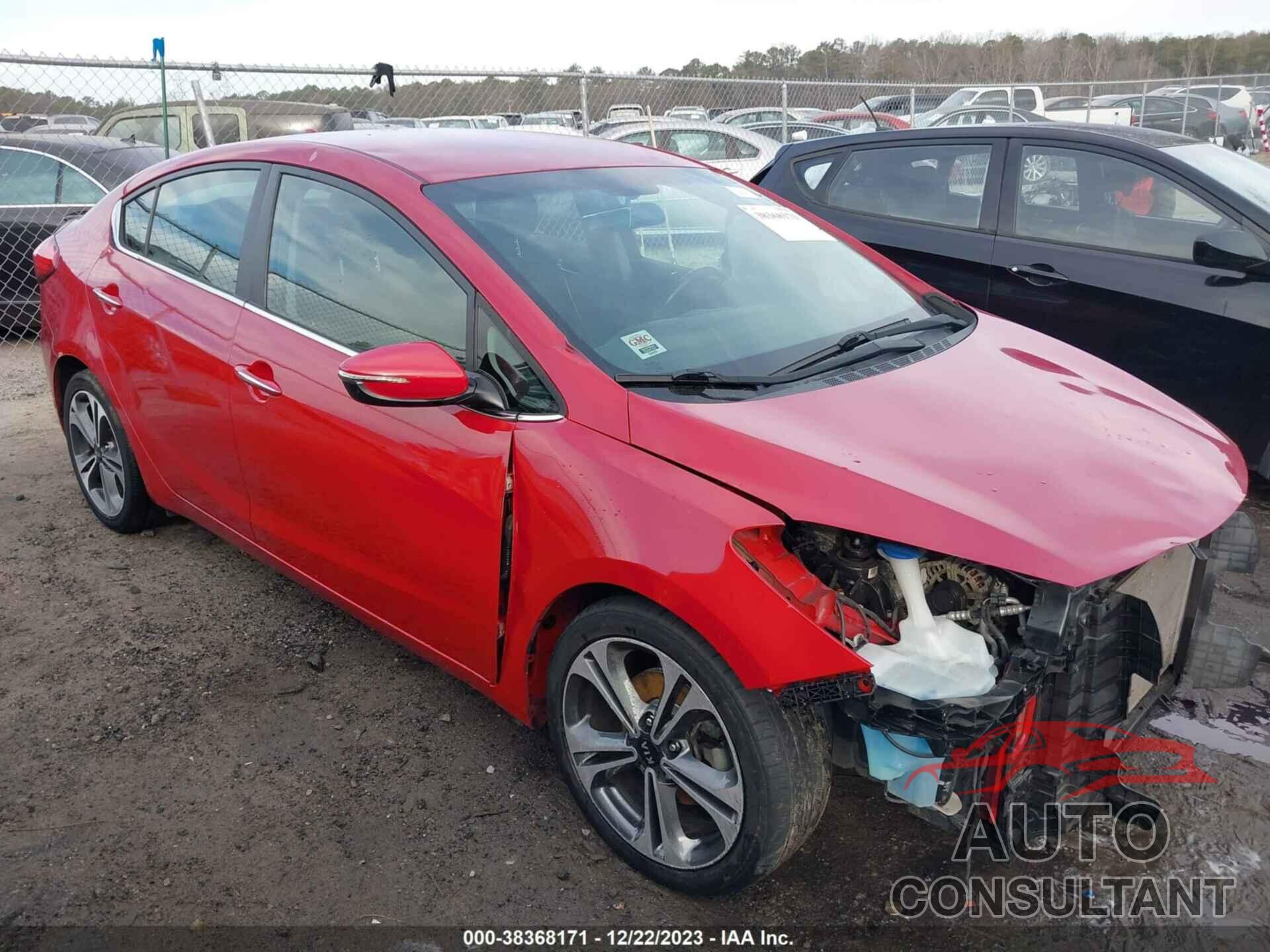 KIA FORTE 2016 - KNAFX4A87G5490724