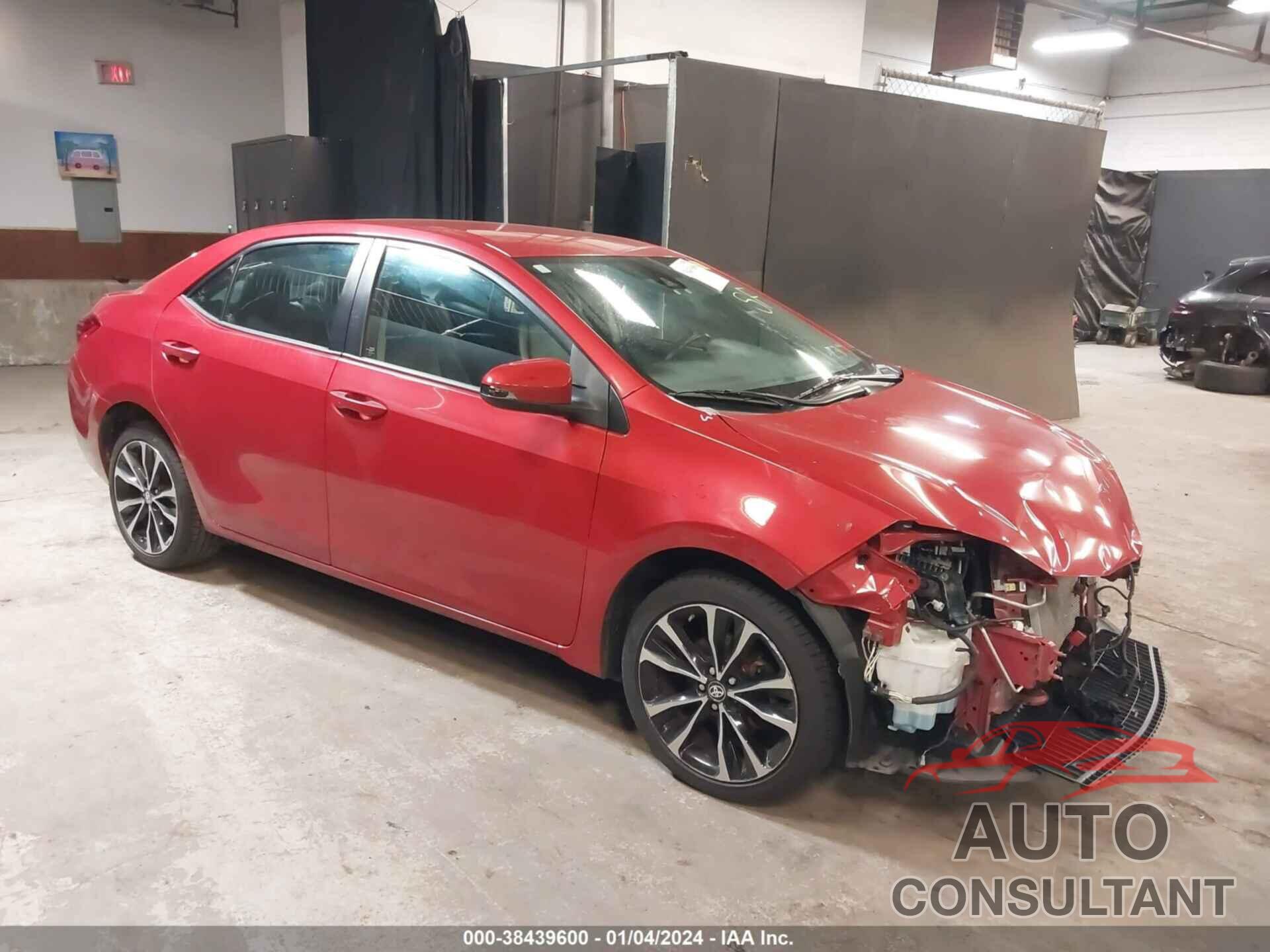 TOYOTA COROLLA 2017 - 2T1BURHEXHC825773