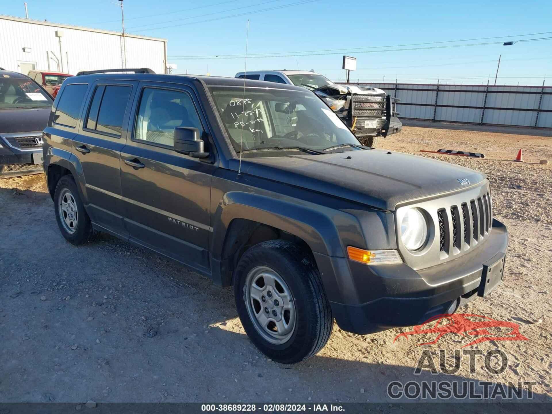 JEEP PATRIOT 2016 - 1C4NJPBA7GD810875