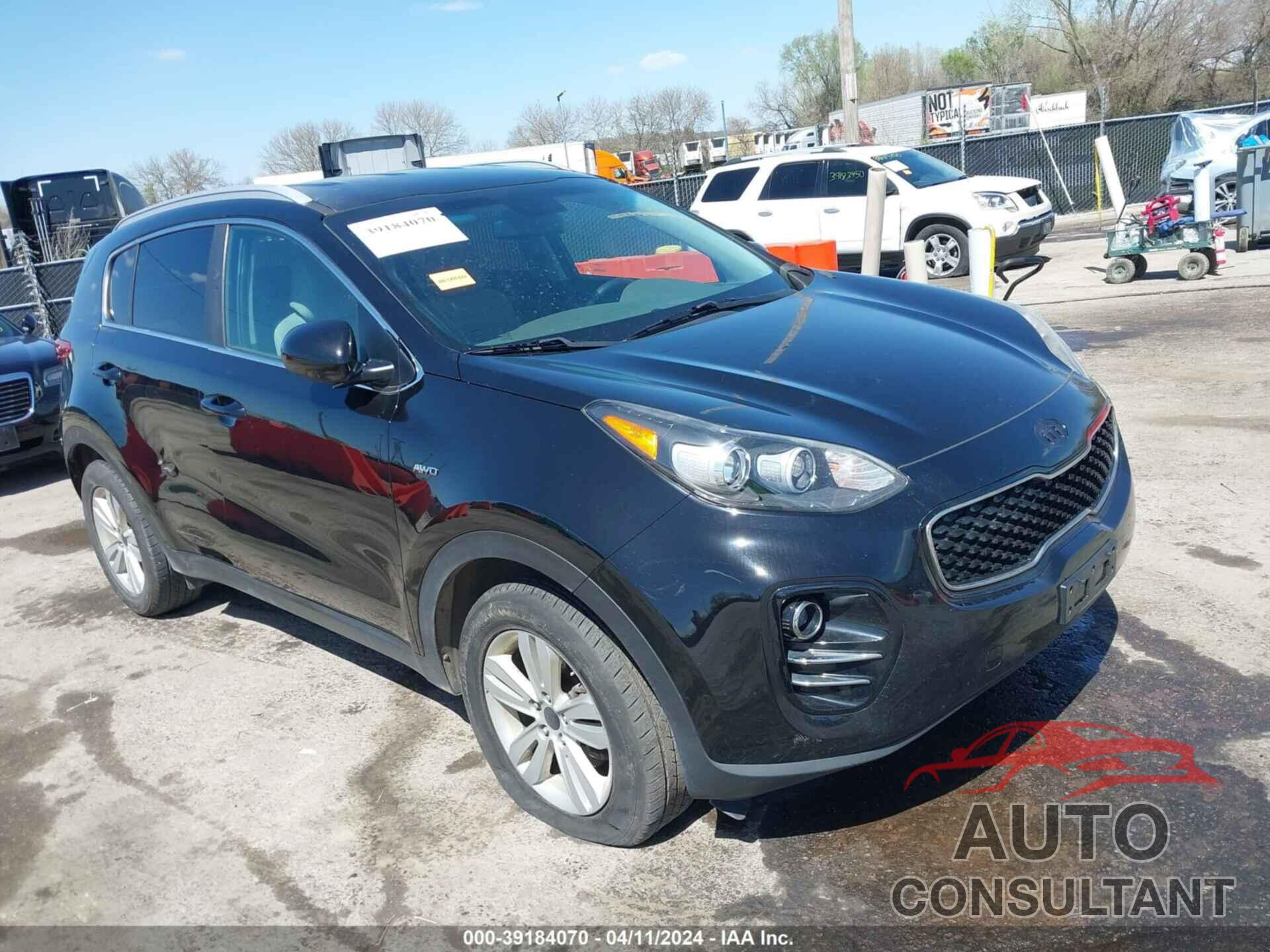 KIA SPORTAGE 2017 - KNDPMCAC5H7202025