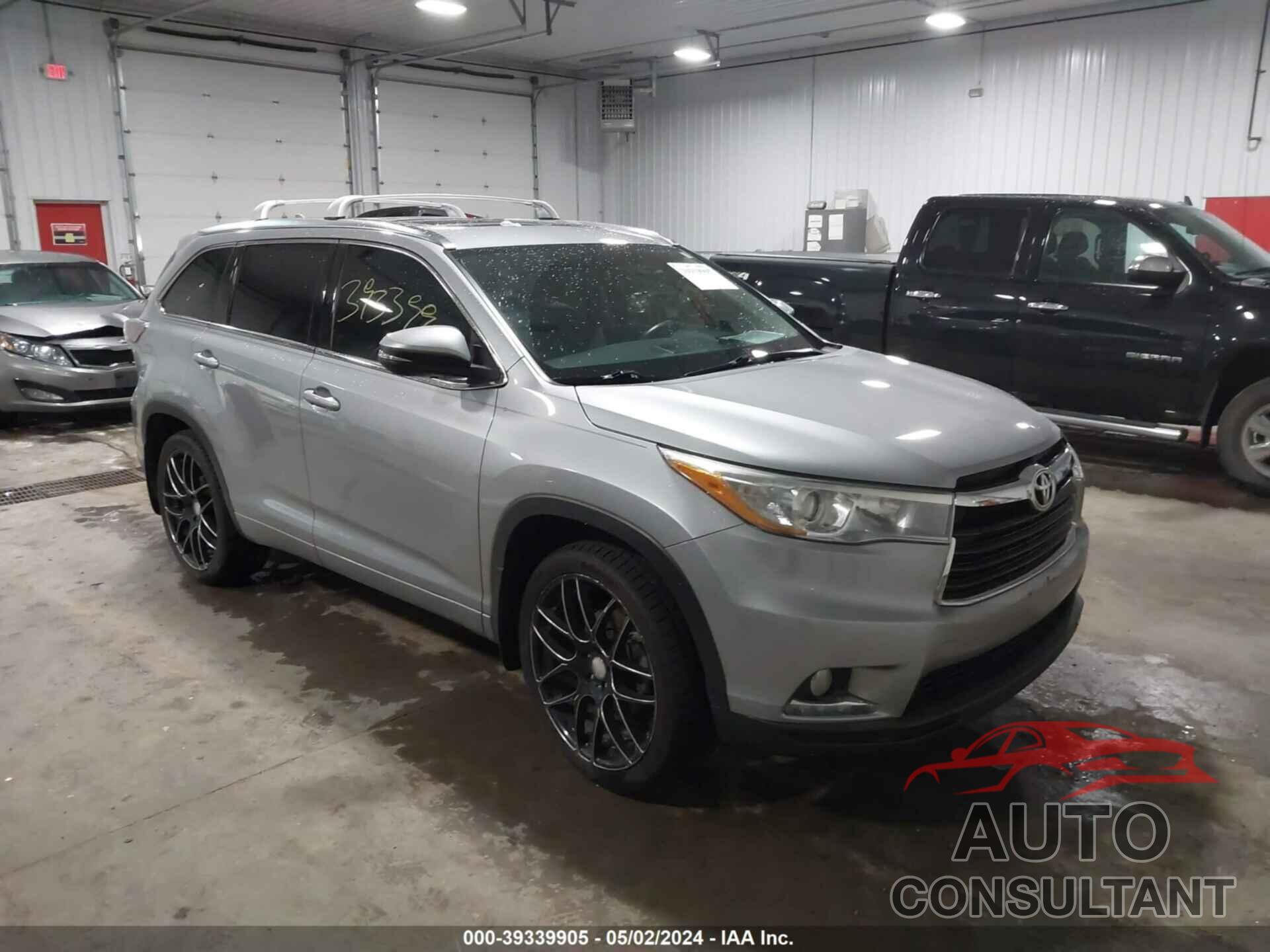 TOYOTA HIGHLANDER 2016 - 5TDDKRFH9GS352465