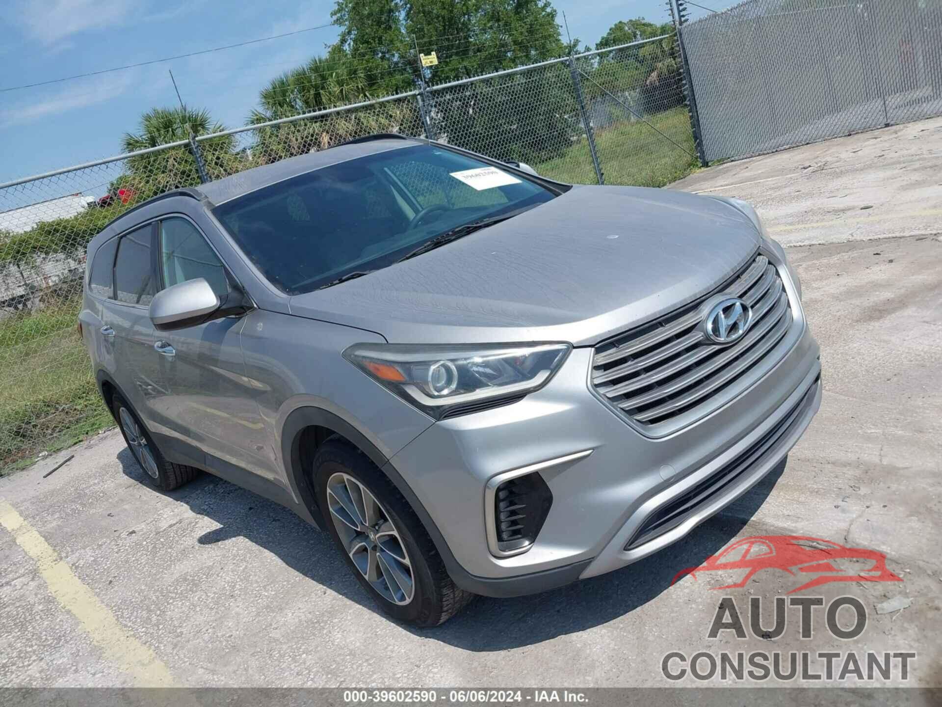 HYUNDAI SANTA FE 2017 - KM8SM4HF9HU165543