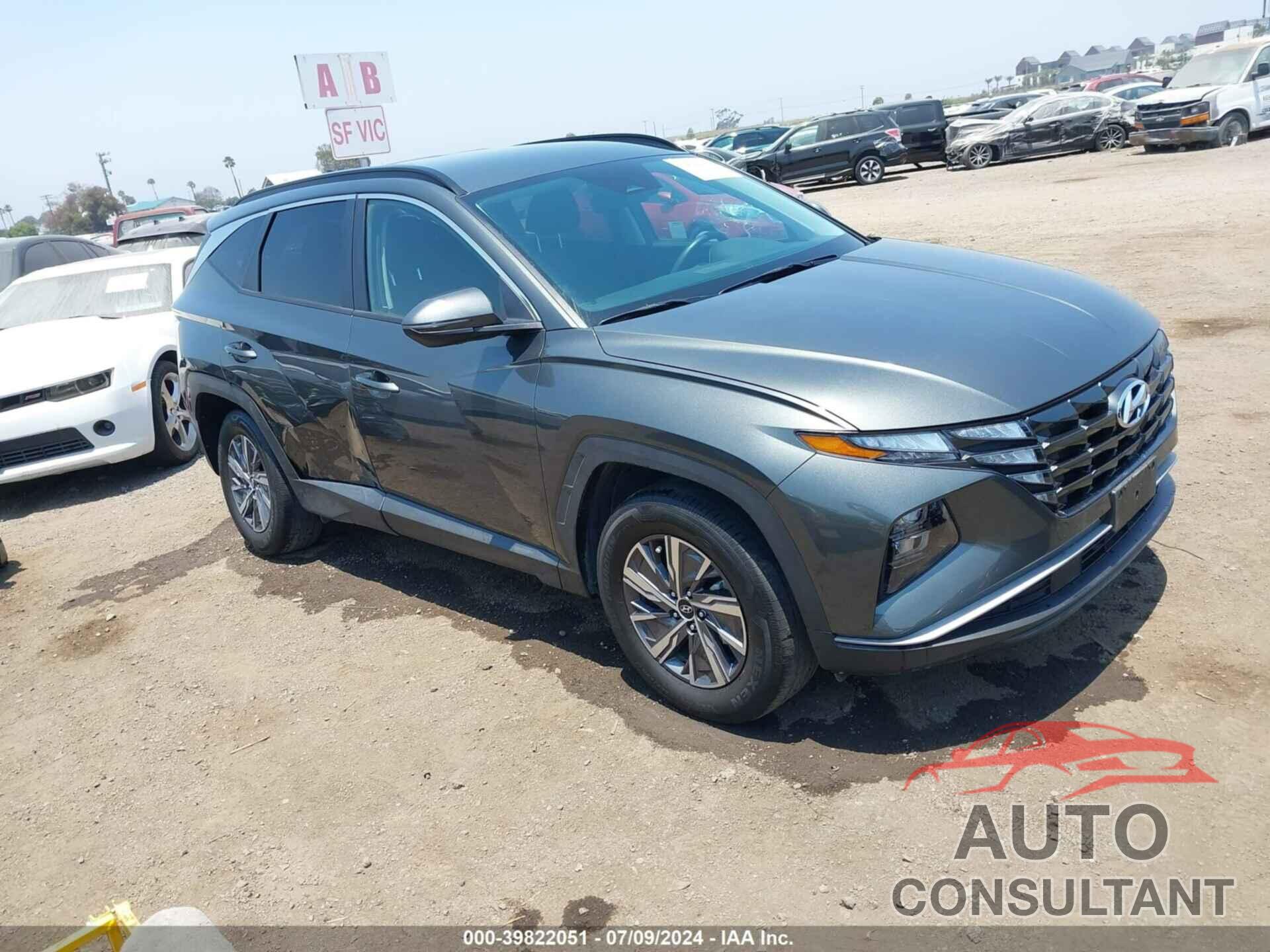 HYUNDAI TUCSON HYBRID 2022 - KM8JBCA12NU072112