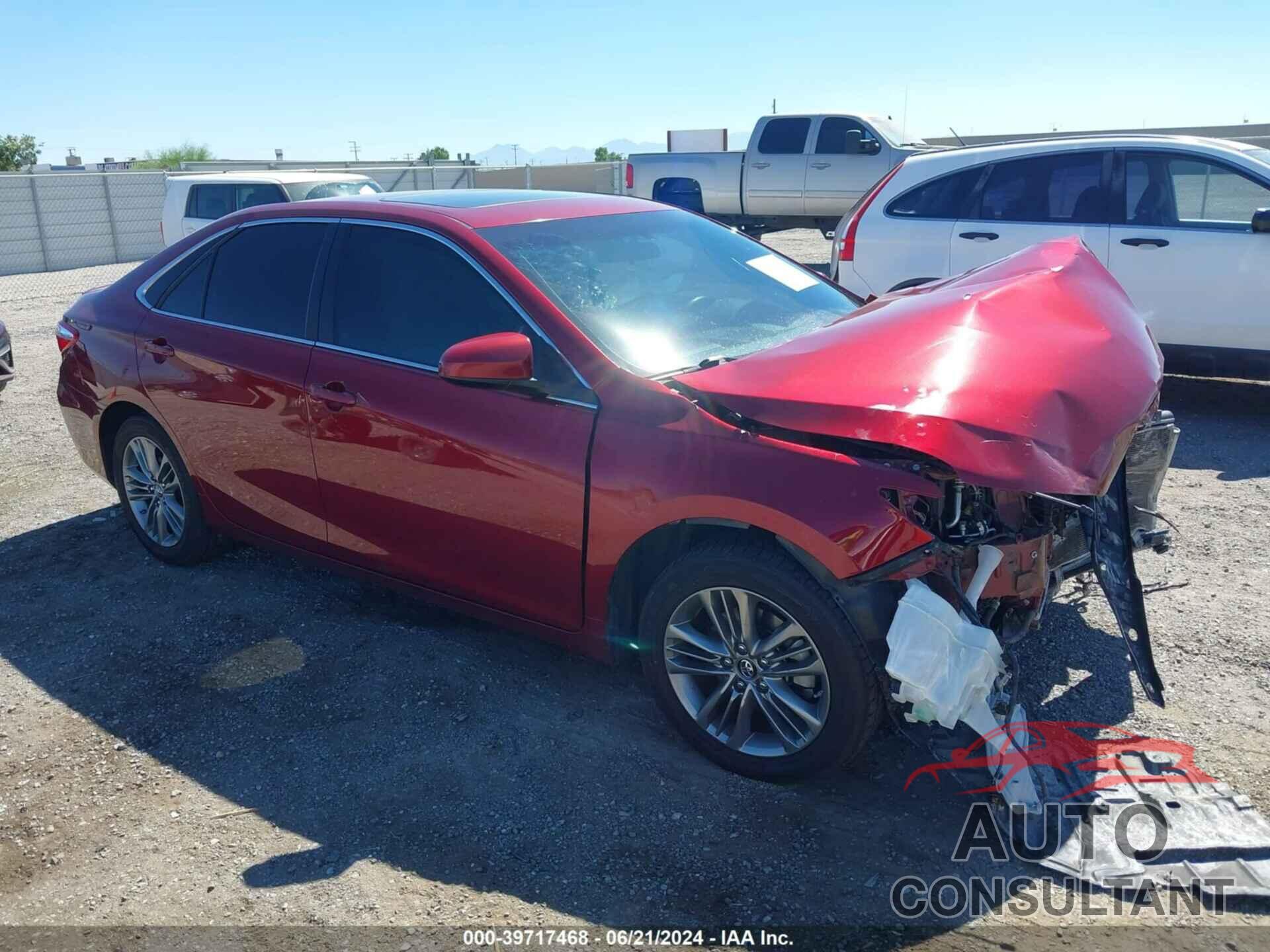 TOYOTA CAMRY 2017 - 4T1BF1FK6HU677575
