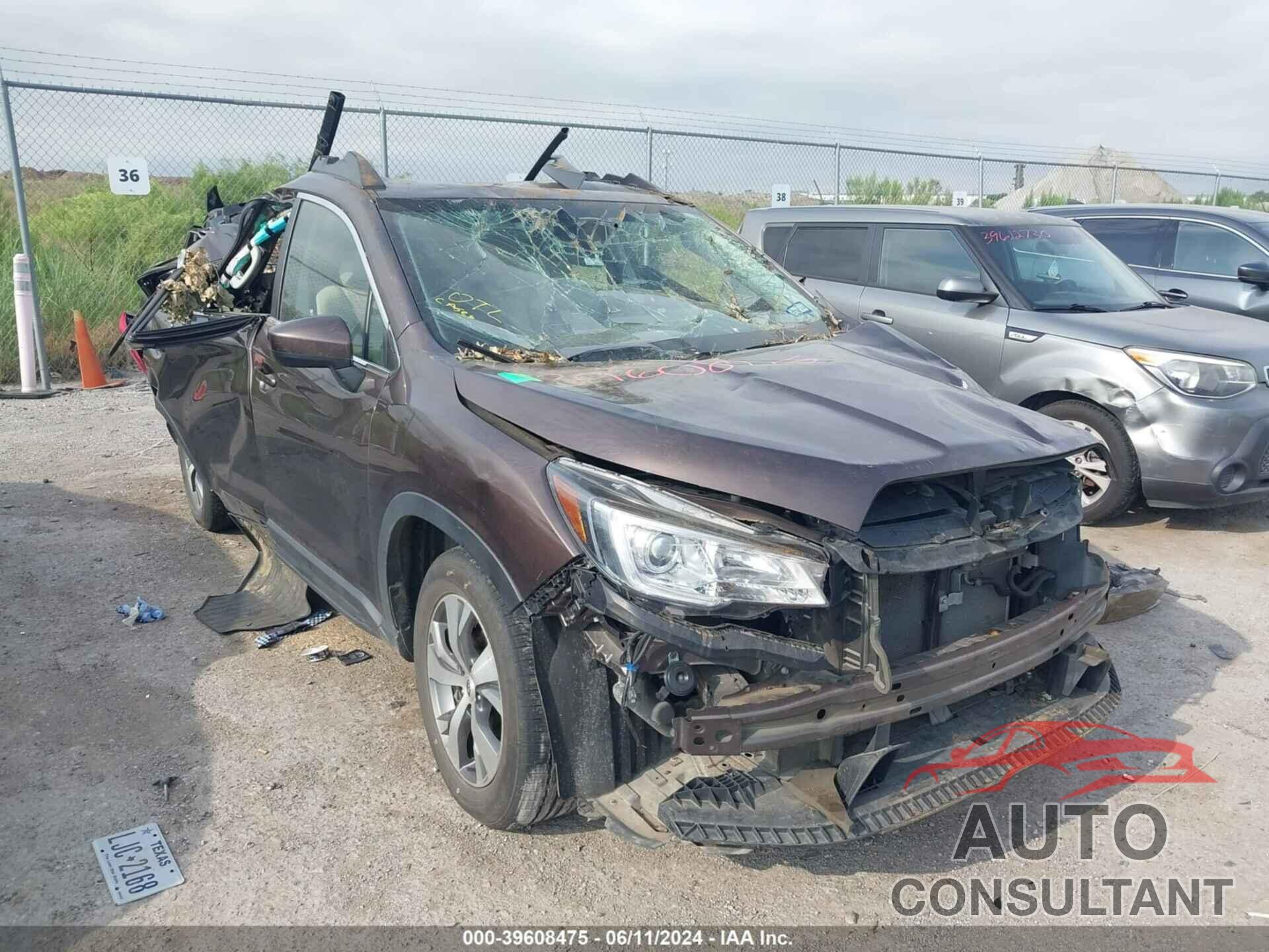 SUBARU ASCENT 2019 - 4S4WMAFD4K3441853