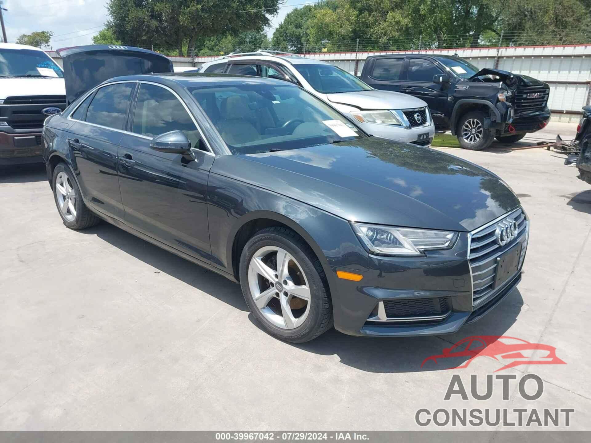 AUDI A4 2019 - WAUGMAF41KA055974