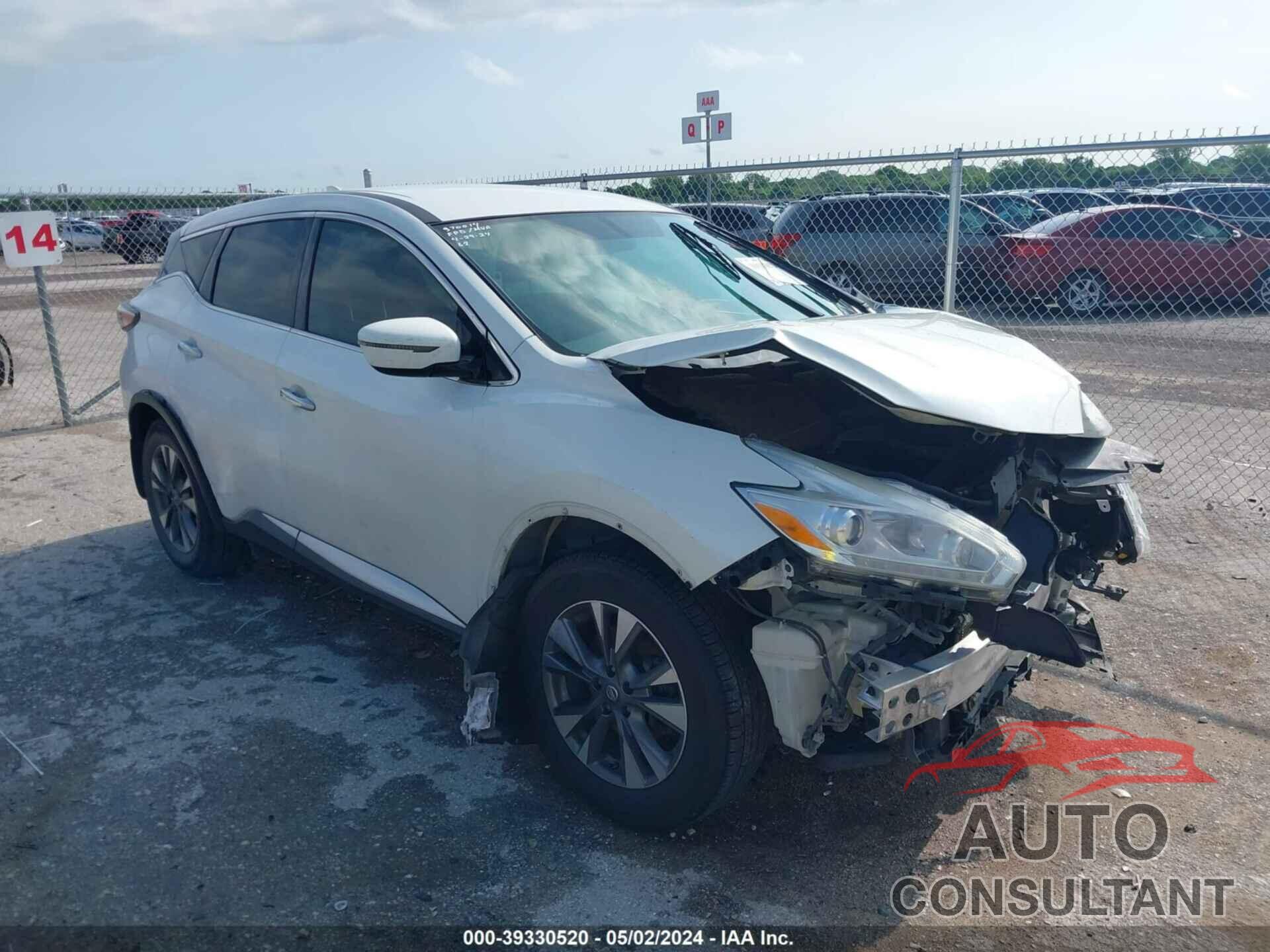 NISSAN MURANO 2016 - 5N1AZ2MG0GN169652