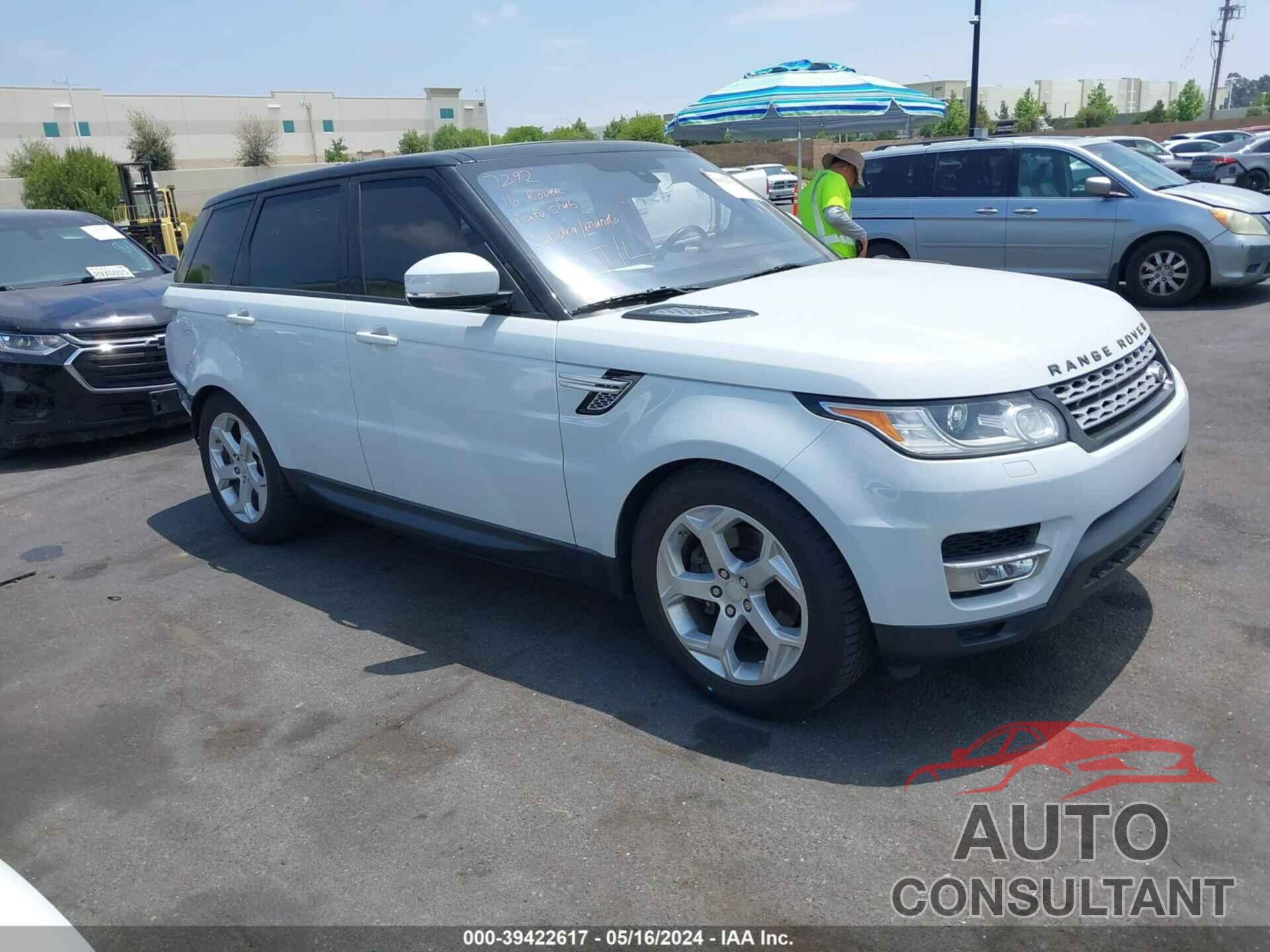 LAND ROVER RANGE ROVER SPORT 2016 - SALWR2PF8GA100625