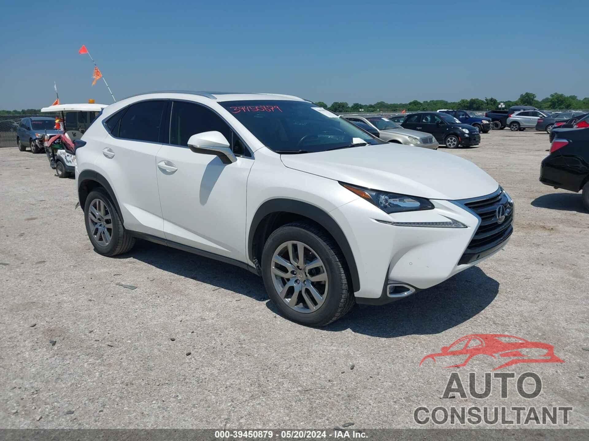 LEXUS NX 200T 2016 - JTJYARBZ2G2043556