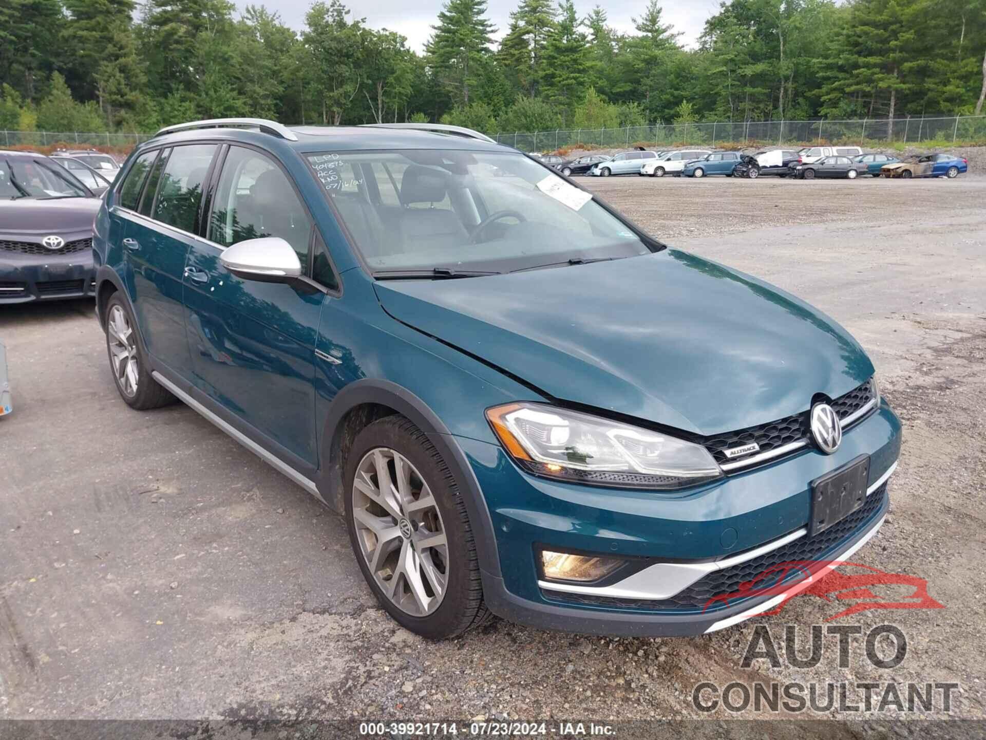 VOLKSWAGEN GOLF ALLTRACK 2019 - 3VWH17AU3KM516084