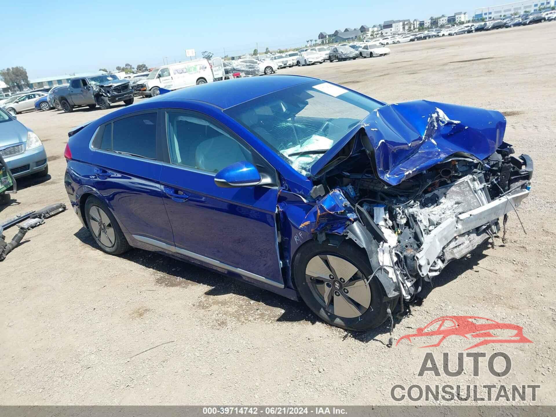 HYUNDAI IONIQ HYBRID 2022 - KMHC75LC8NU282654