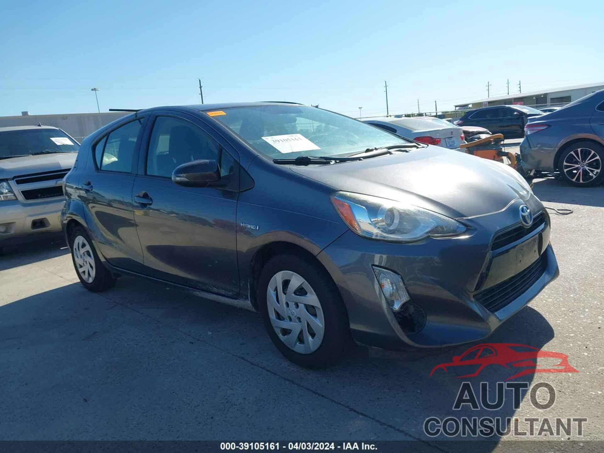 TOYOTA PRIUS C 2016 - JTDKDTB38G1135706