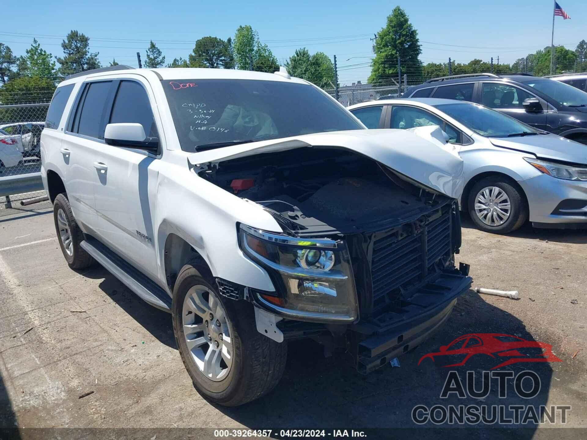 CHEVROLET TAHOE 2019 - 1GNSKBKC2KR380146