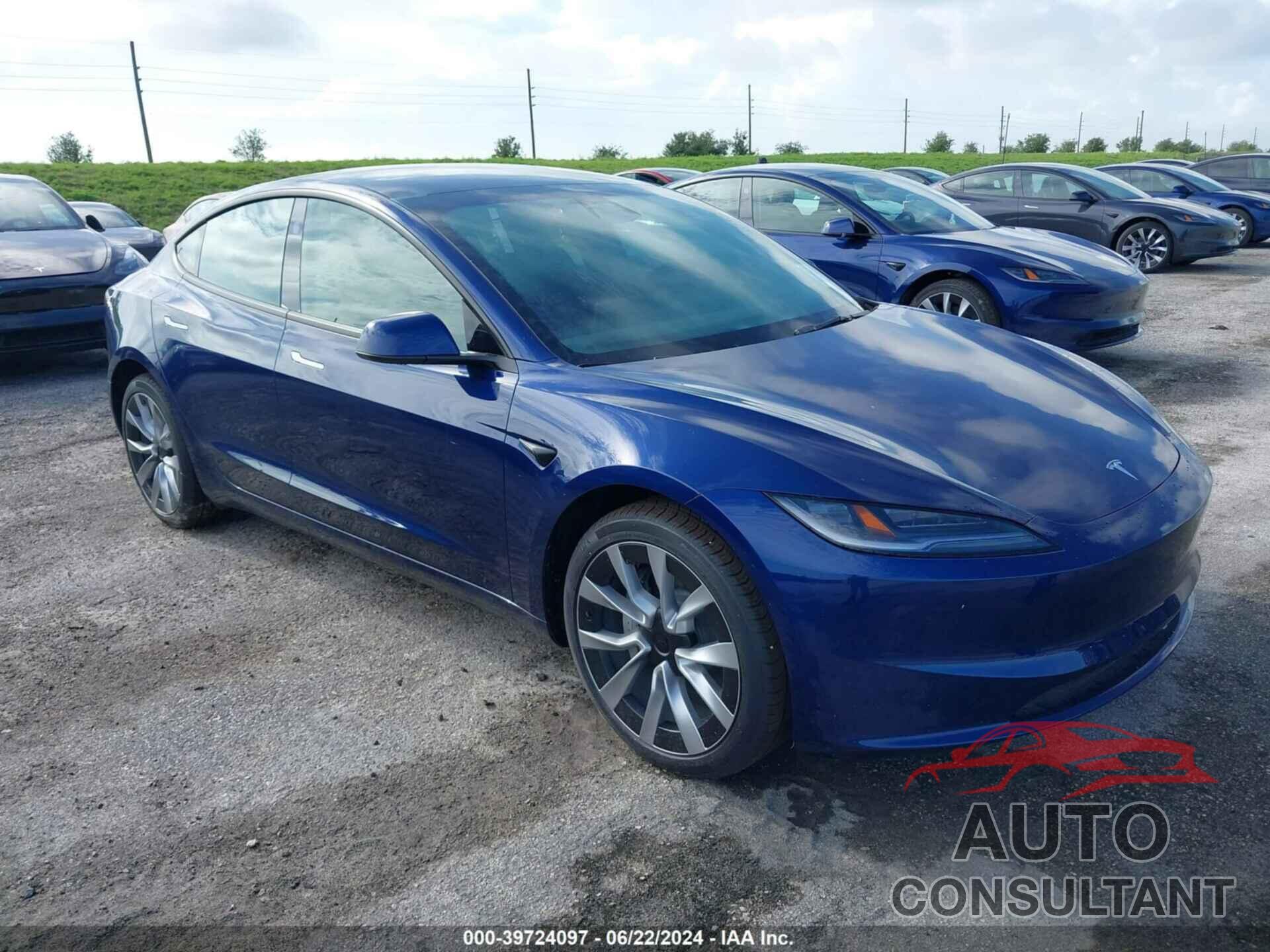 TESLA MODEL 3 2024 - 5YJ3E1EA7RF750726