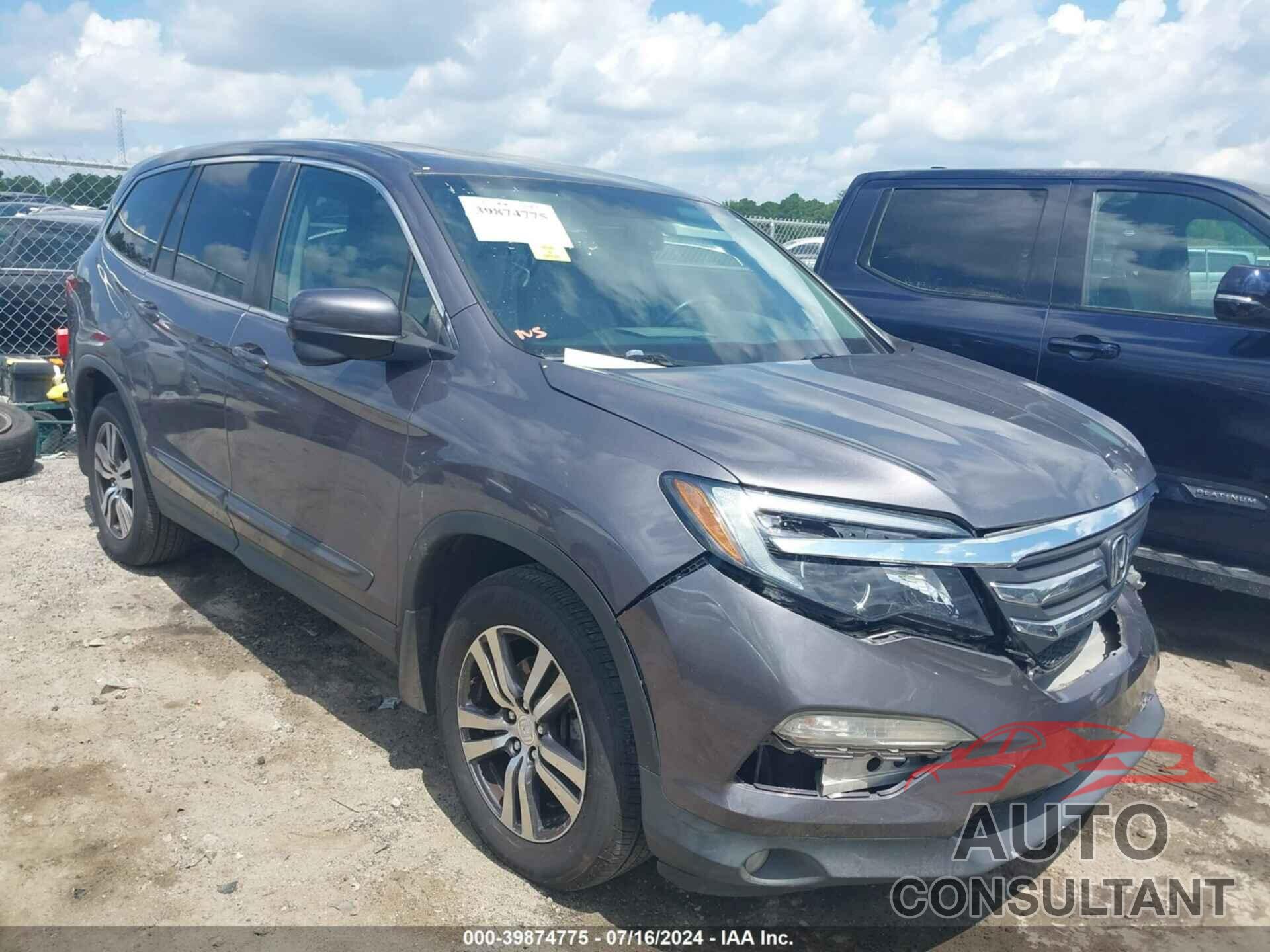 HONDA PILOT 2018 - 5FNYF5H50JB000503