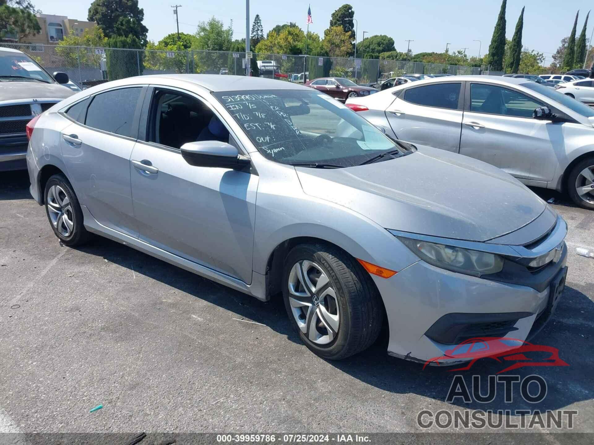 HONDA CIVIC 2018 - 2HGFC2F53JH507845