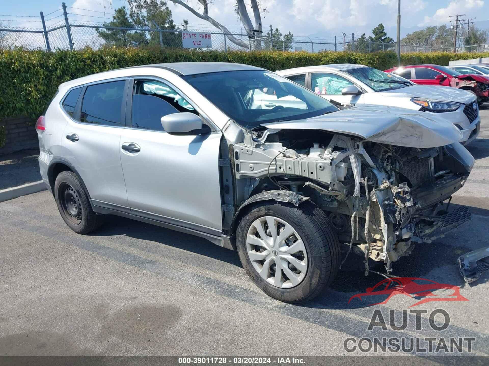 NISSAN ROGUE 2016 - KNMAT2MT8GP601685