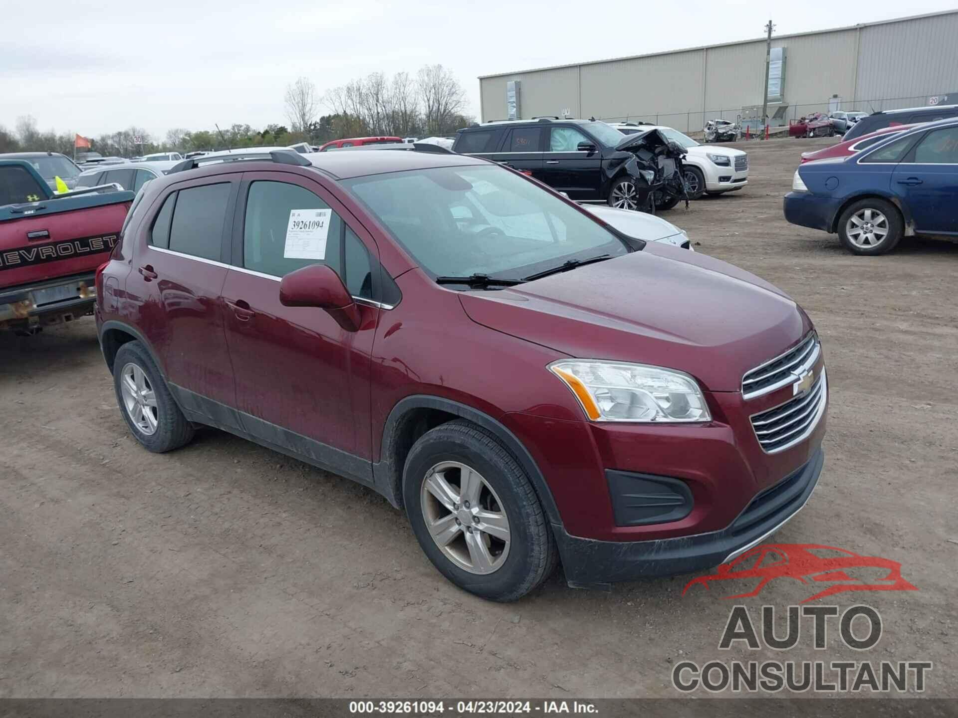 CHEVROLET TRAX 2016 - 3GNCJLSB6GL143811