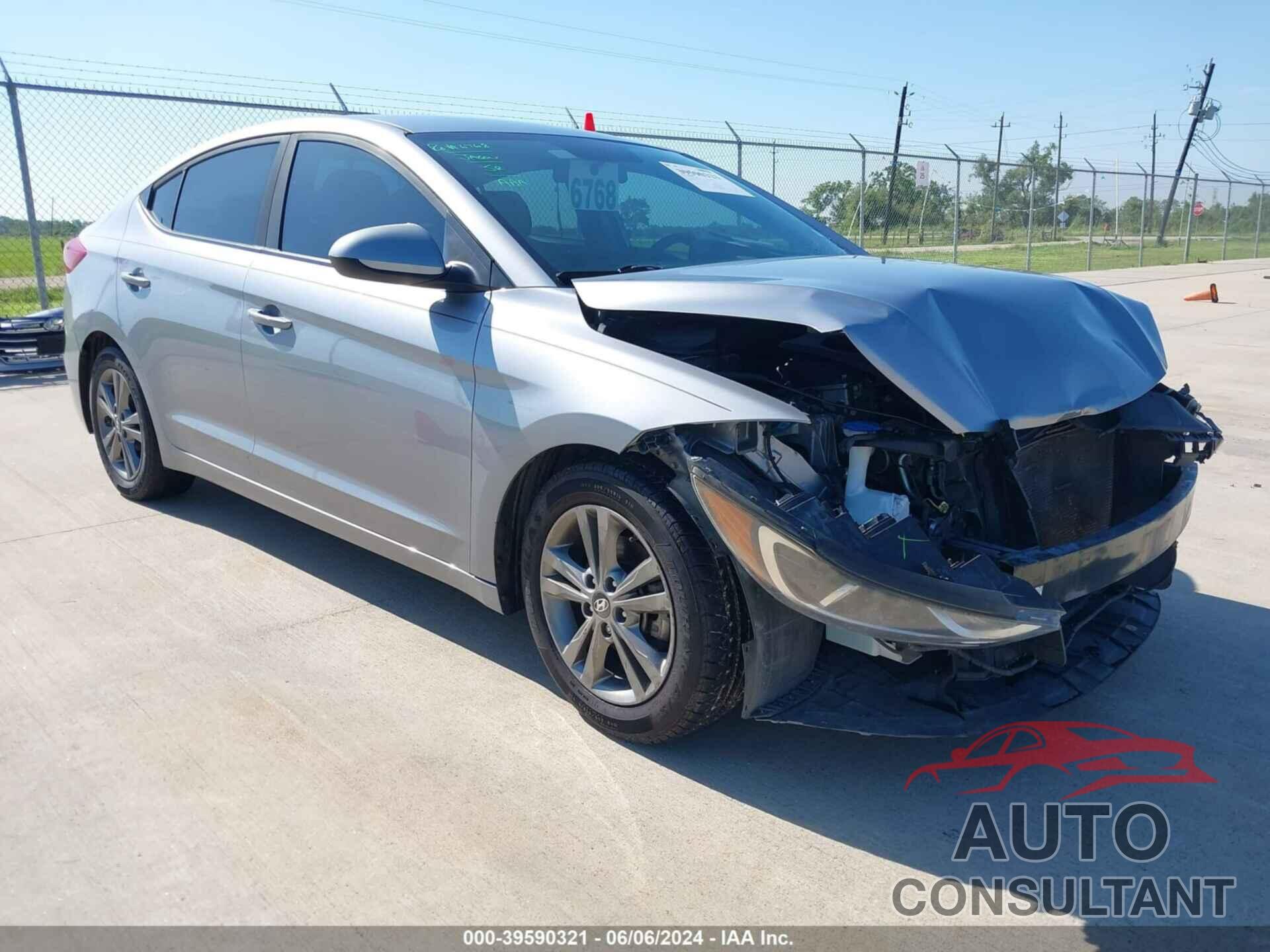 HYUNDAI ELANTRA 2017 - 5NPD84LF1HH181559