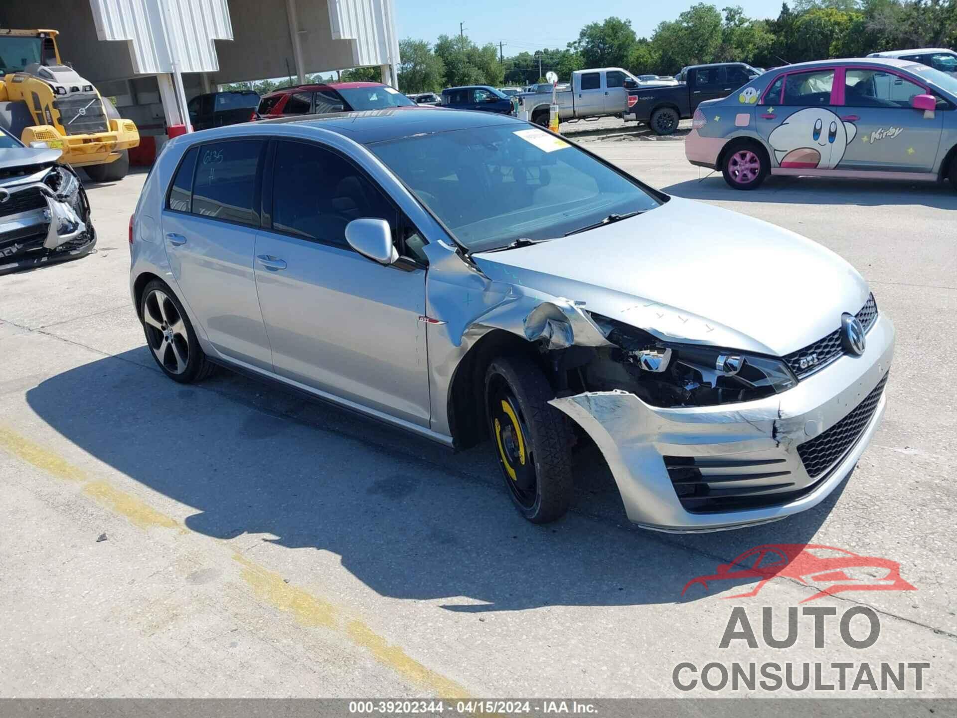 VOLKSWAGEN GOLF GTI 2016 - 3VW4T7AU7GM011066