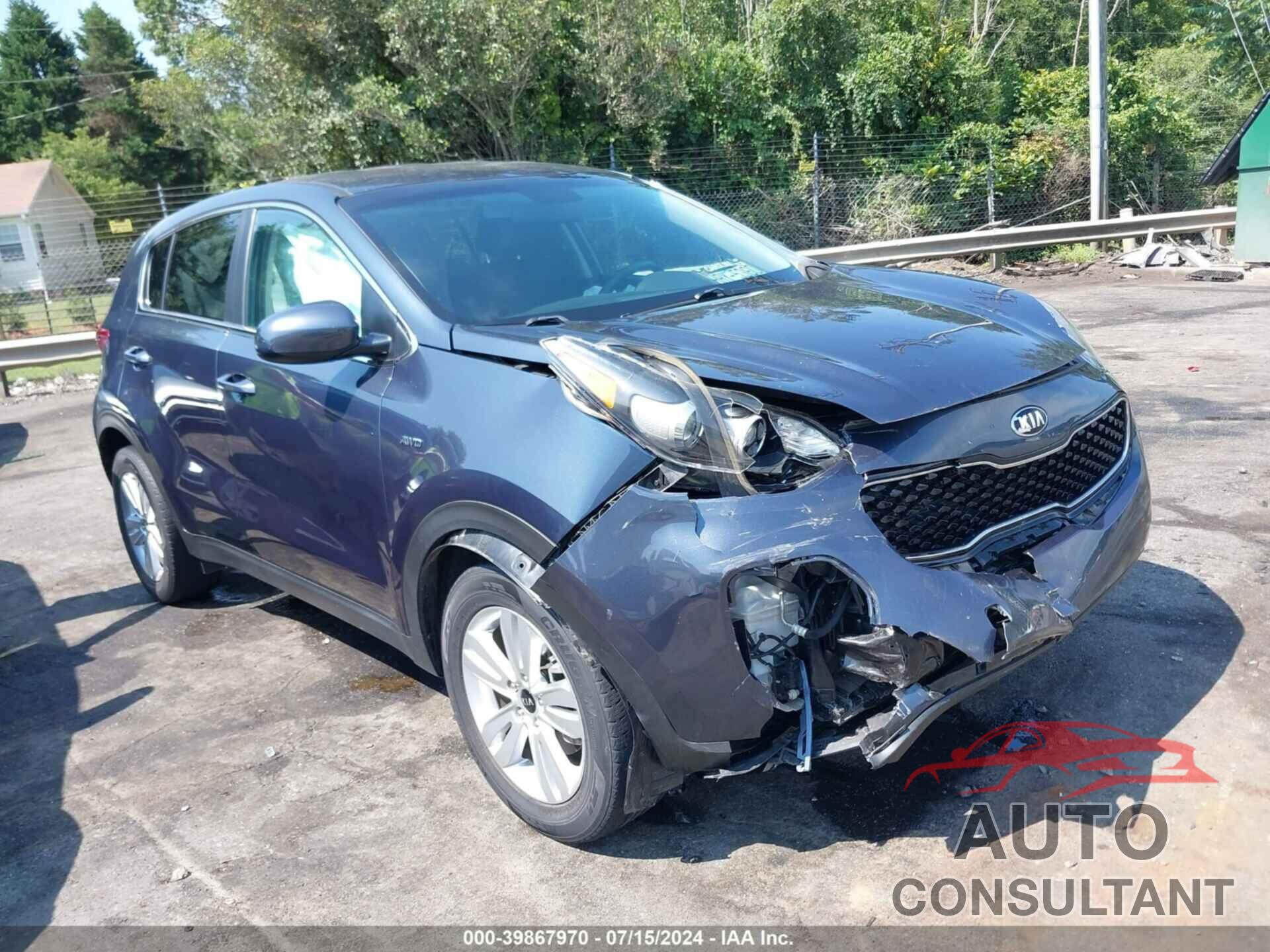 KIA SPORTAGE 2019 - KNDPMCAC7K7612185