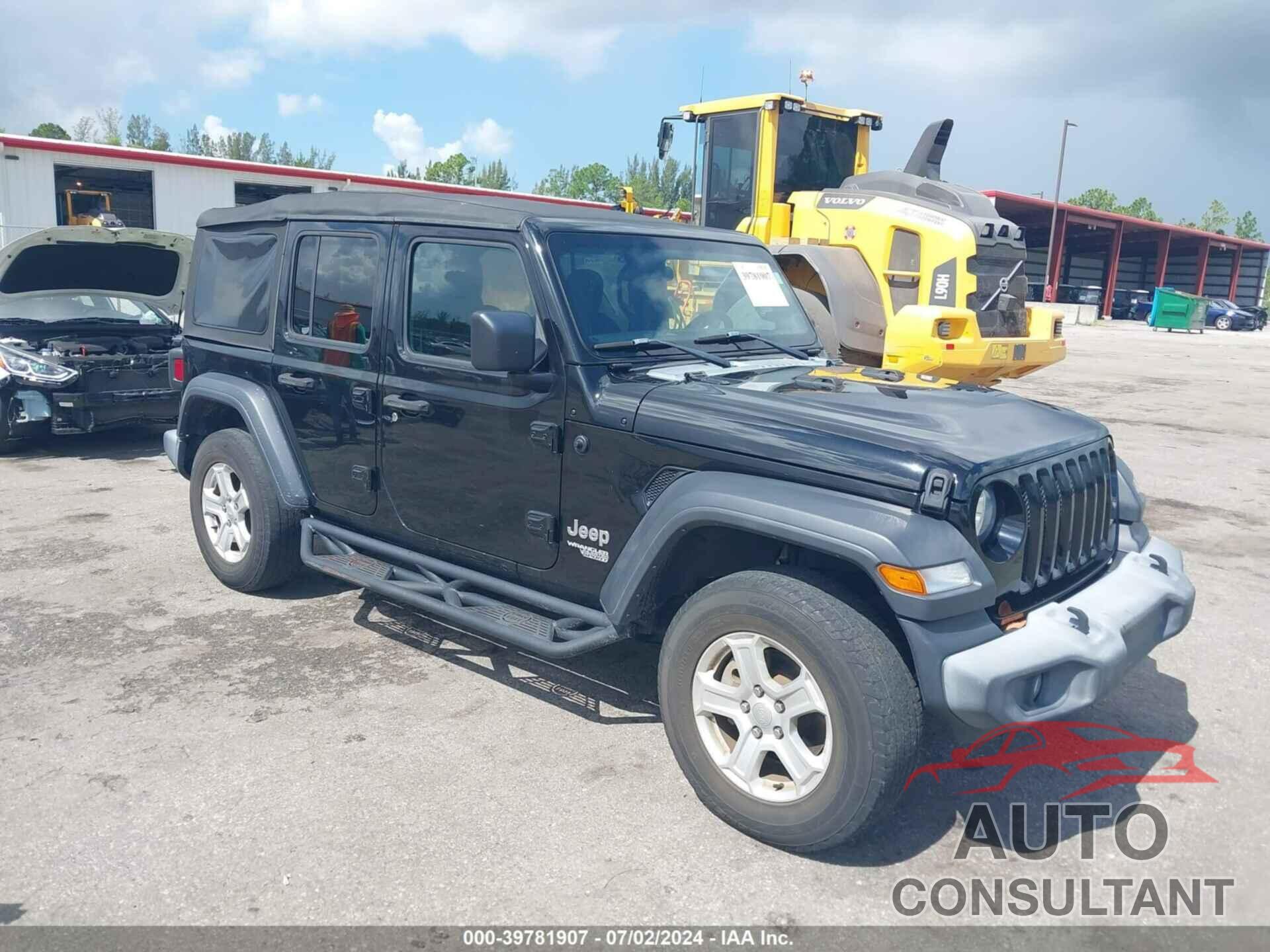 JEEP WRANGLER UNLIMITED 2018 - 1C4HJXDG3JW298350