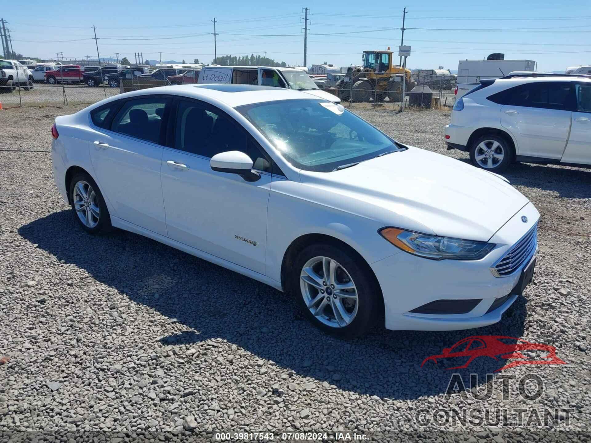 FORD FUSION HYBRID 2018 - 3FA6P0LU2JR197426