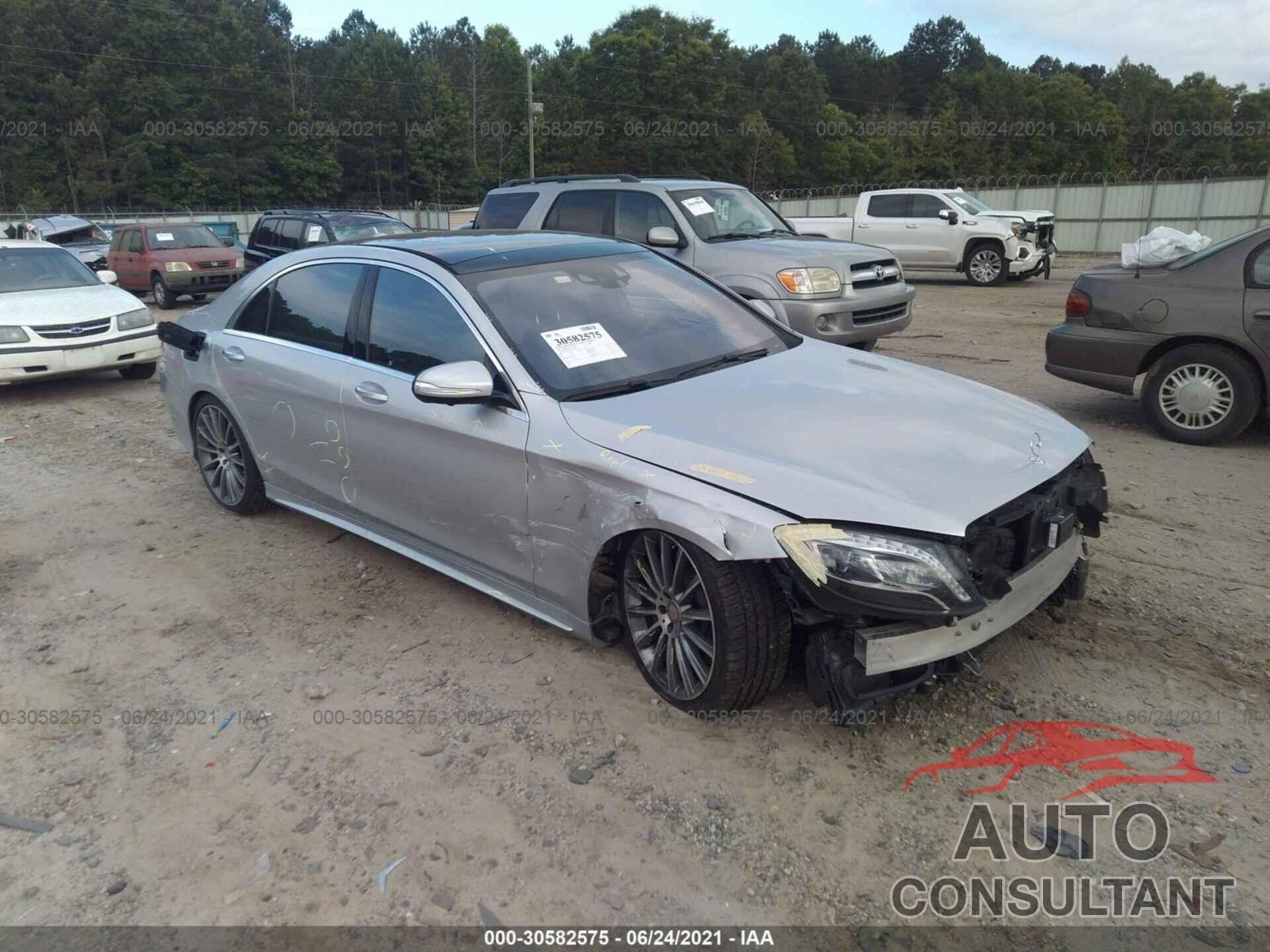 MERCEDES-BENZ S-CLASS 2016 - WDDUG8CB3GA239707